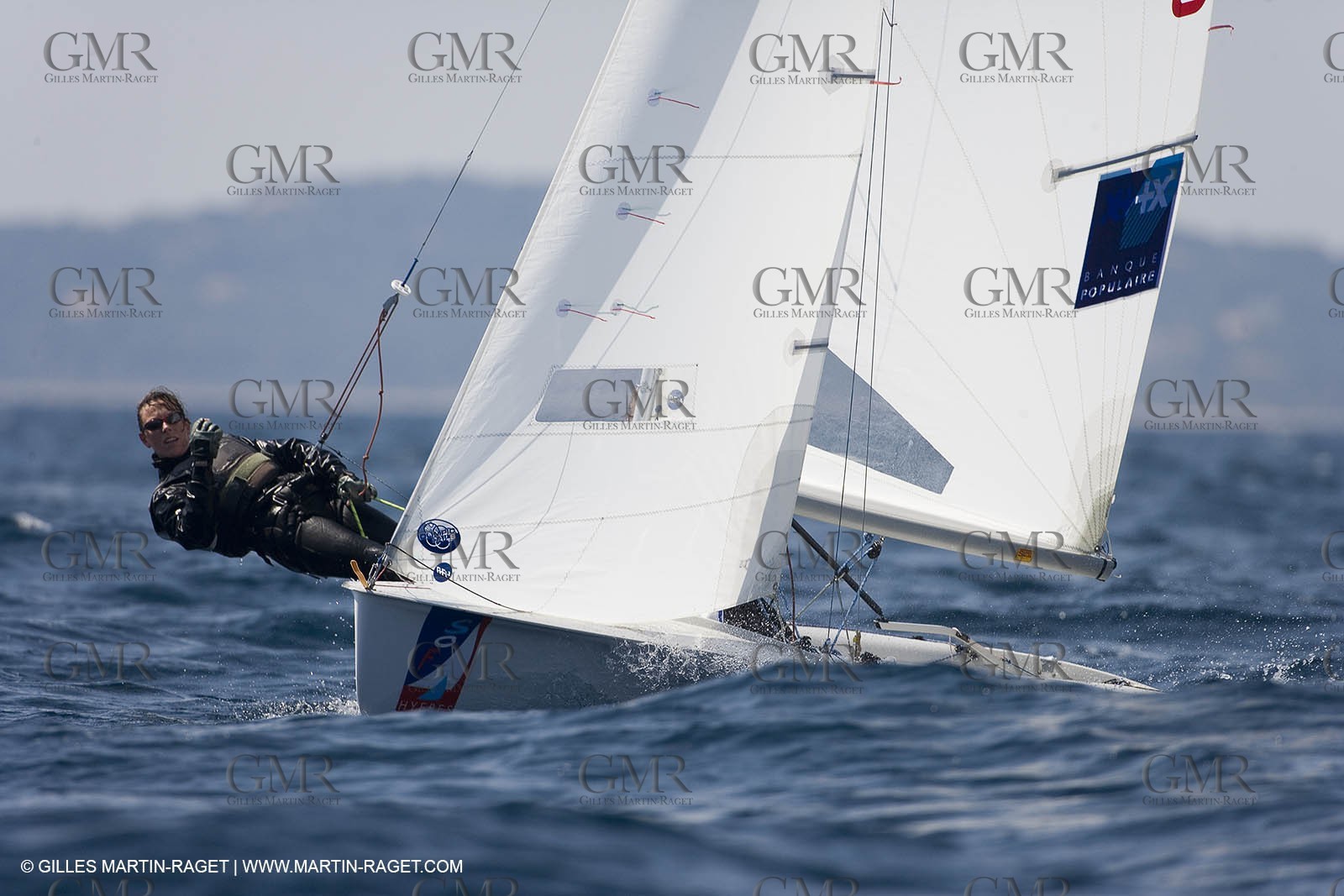 27 04 2007 - 2007 Semaine Olympique Française - Hyères (South of France) - Day 6 - Medal Race - Team France - Lecointre-Lemaître