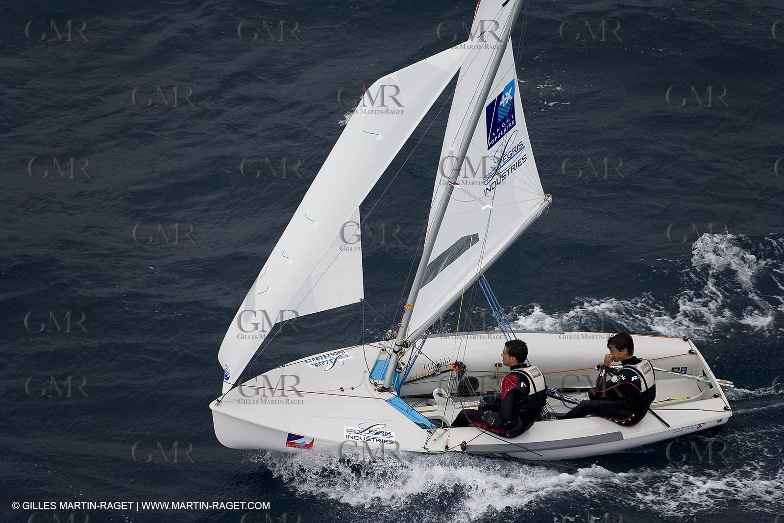26 04 2007 - 2007 Semaine Olympique Française - Hyères (South of France) - Day 5 - Team France - 470 Homme - Bonnaud-Bonnaud
