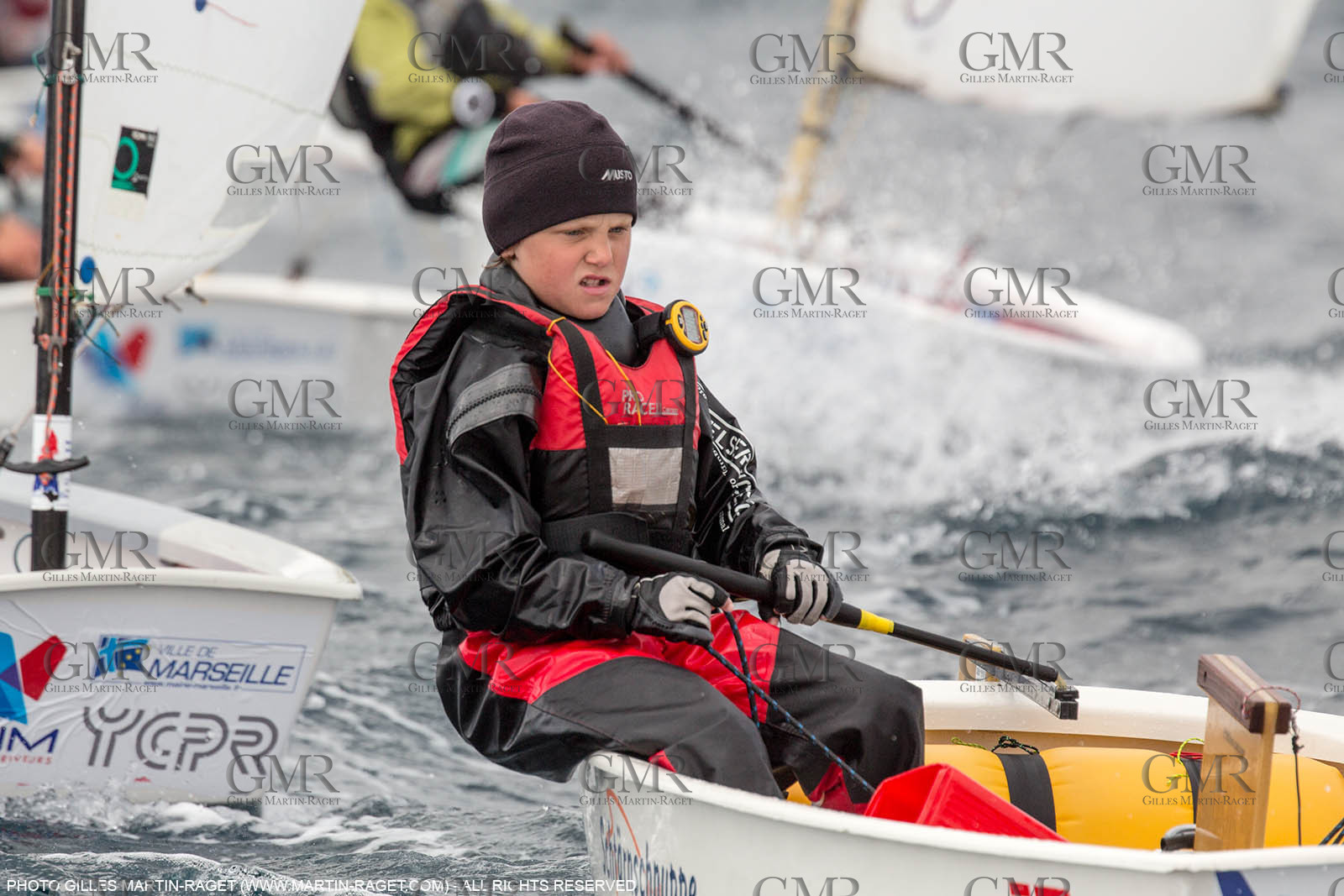15 04 2016, Marseille (FRA,13), SNIM Dériveurs, Coupe Internationale de Printemps Optimist, Final Day