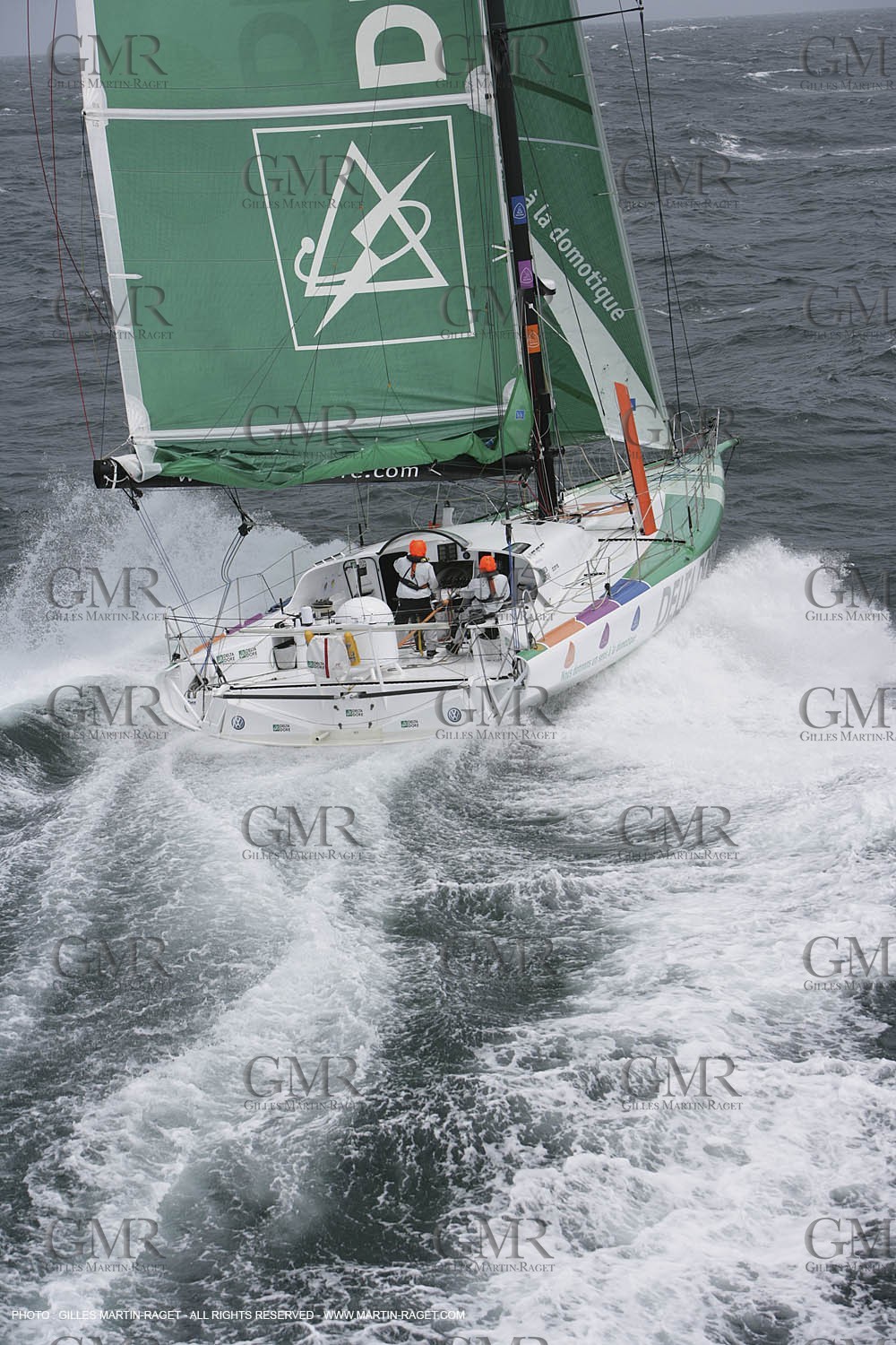 21 06 2007 - Bell Ile en mer (South Britanny, France) - IMOCA Monohulls - Delta Dore (Jeremie Beyou) sea trials