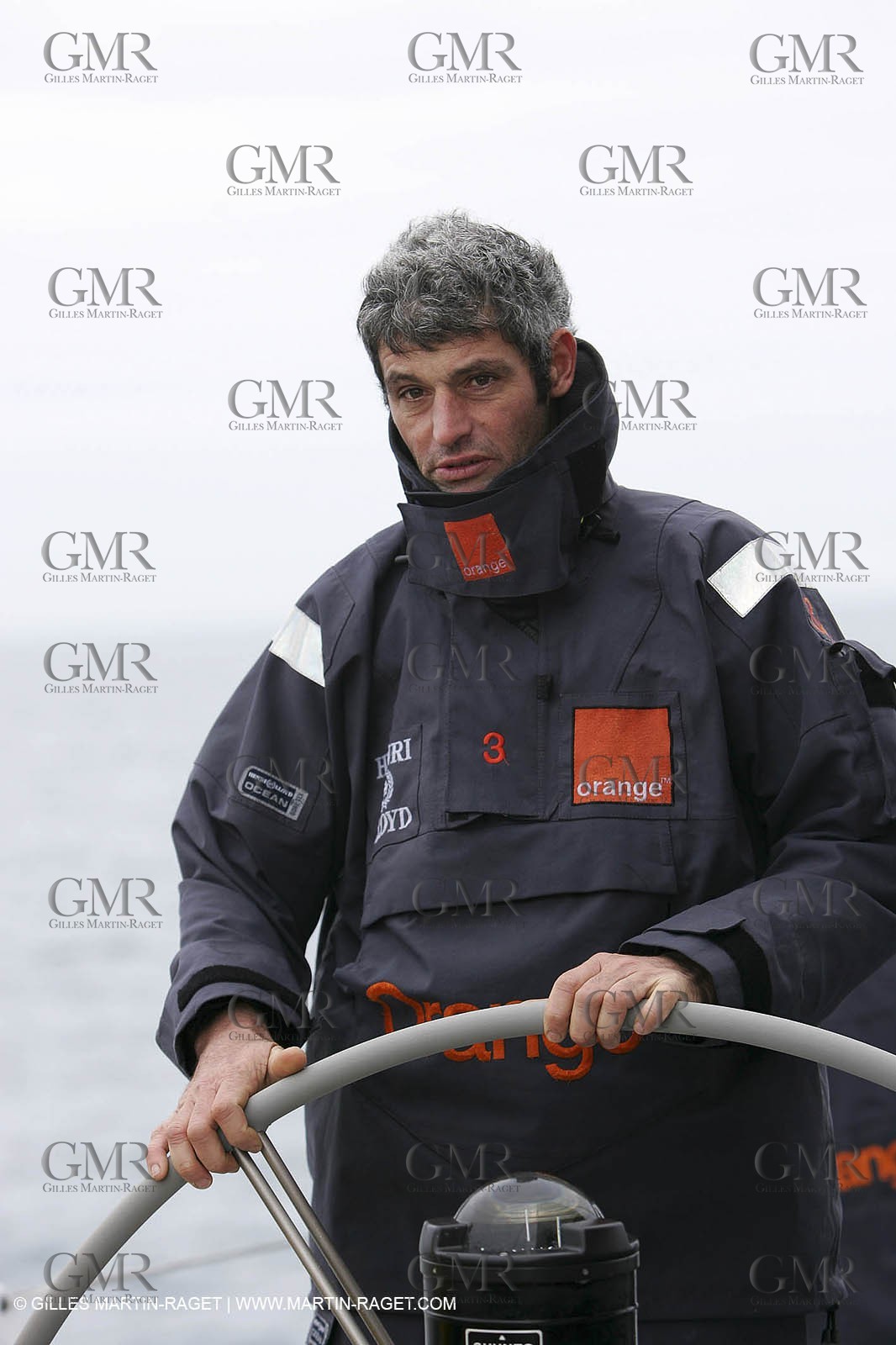 Orange II-2005 Jules Verne Trophy-training-Lorient-On board-Sébastien Audigane