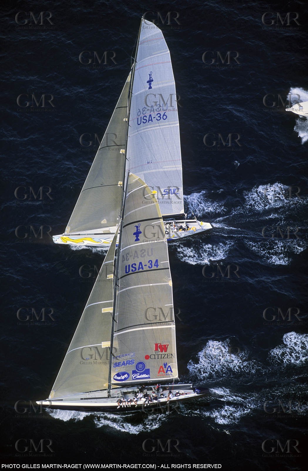America's cup - San Diego 1995 - Defender series, Young America Vs Stars and Stripes