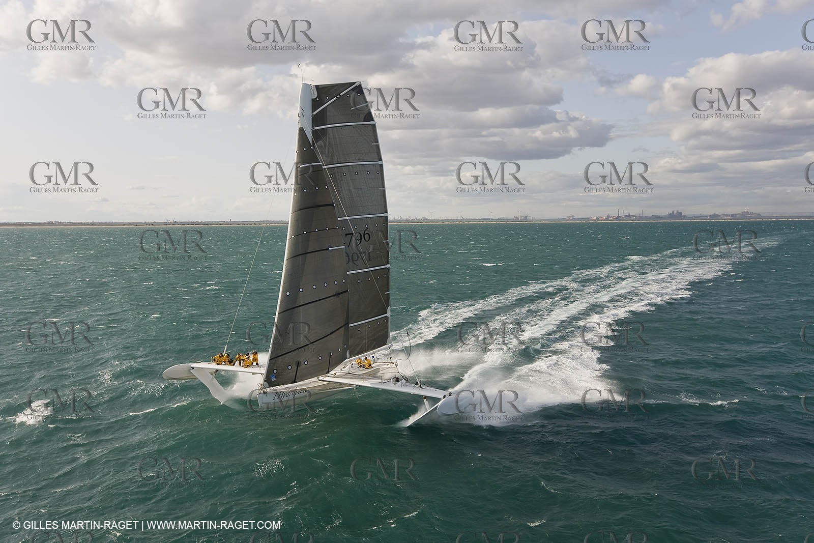 03 10 2008 - Fos   mer (FRA, 13) - L'Hydroptère - Speed record attempt