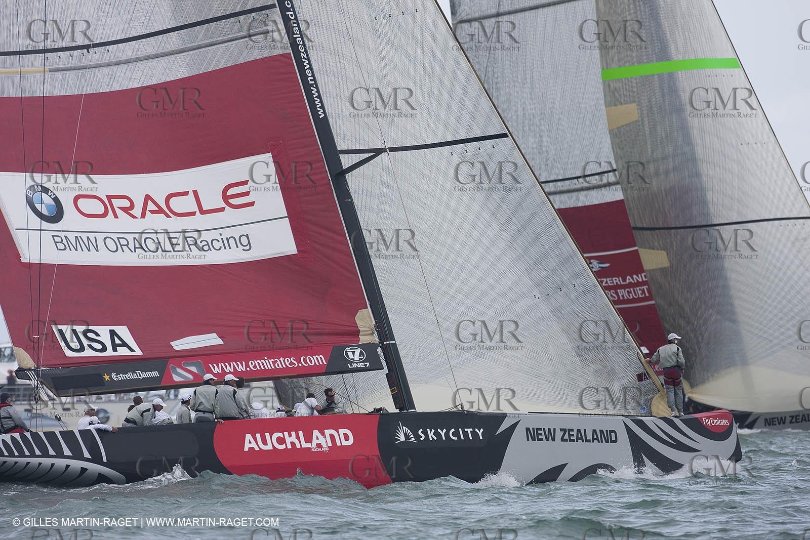 12 02 2009 - Auckland (NZL) -  Louis Vuitton Pacific Series -  Racing Day 12 - Challenger final