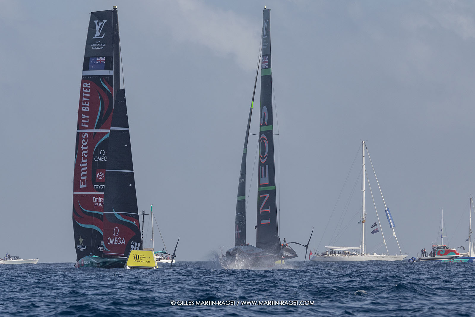 16 10 2024, Barcelona (ESP), Louis Vuitton 37th America's Cup, Final Match, Race Day 4, race 5