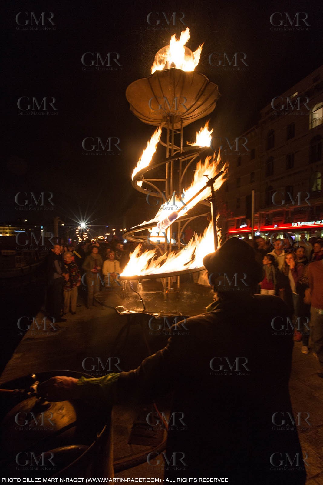 03 05 2013 - Marseille (FRA,13) - Marseille Provence 2013, Historical port Illumination by Company Carabosse