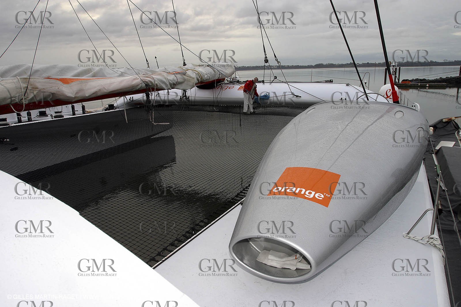 Vannes - Multiplast Boatyard - Orange II Details