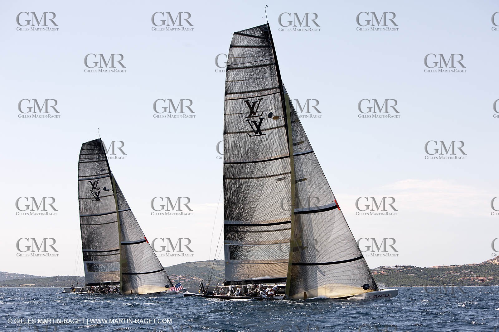 19 05 2010 - La Maddalena (ITA, Sardinia) Louis Vuitton Trophy - BMW ORACLE Racing - Training