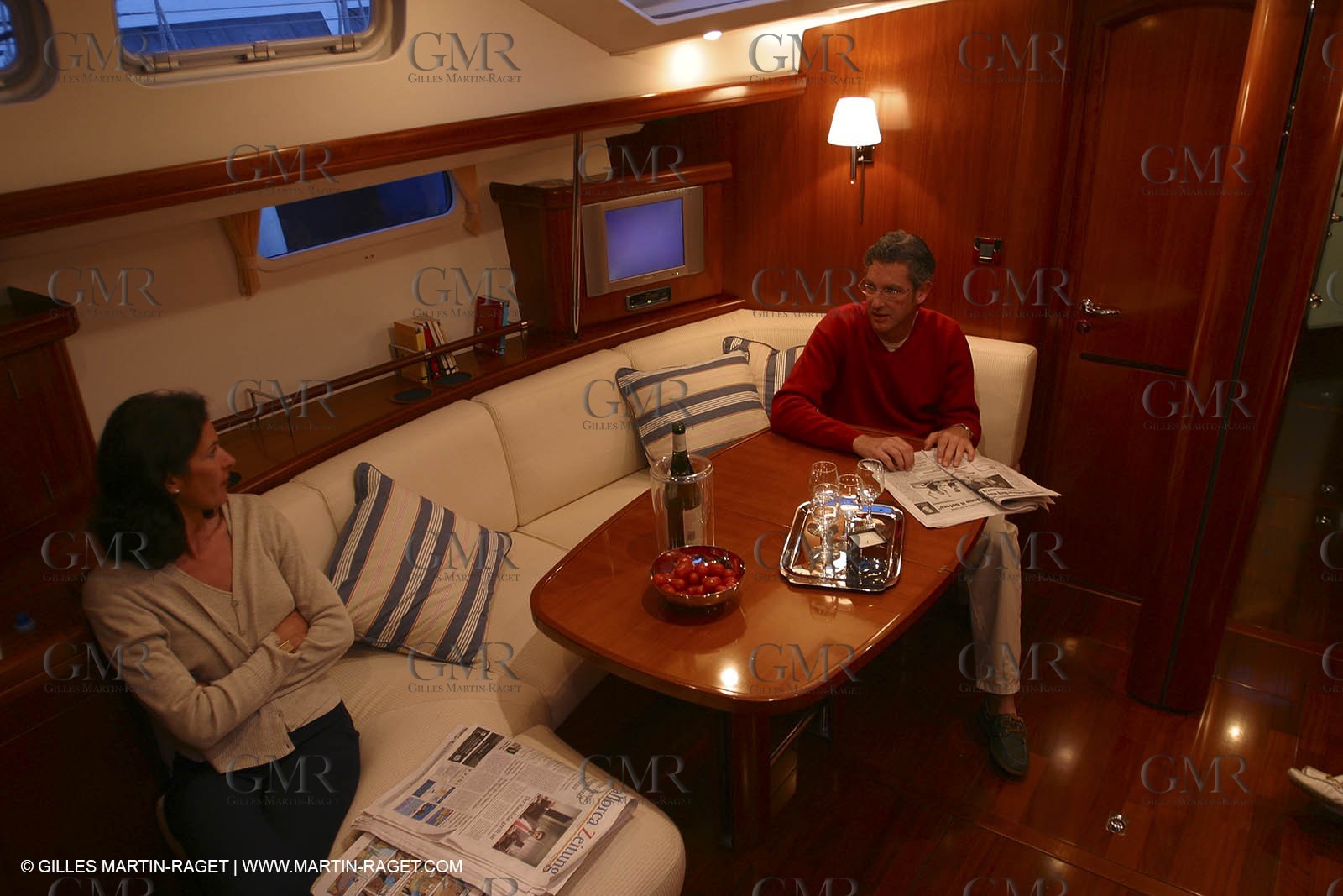 Voile - Croisière - Personnages - Nuit