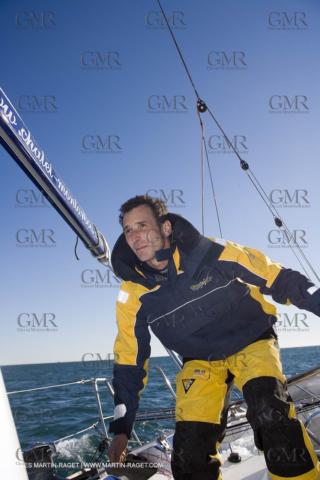 15 02 2007 - La Grande Motte (FRA) - Onedesign Figaro II - Thierry Duprey du Vorsent (Domaine de Monts d'Arbois)