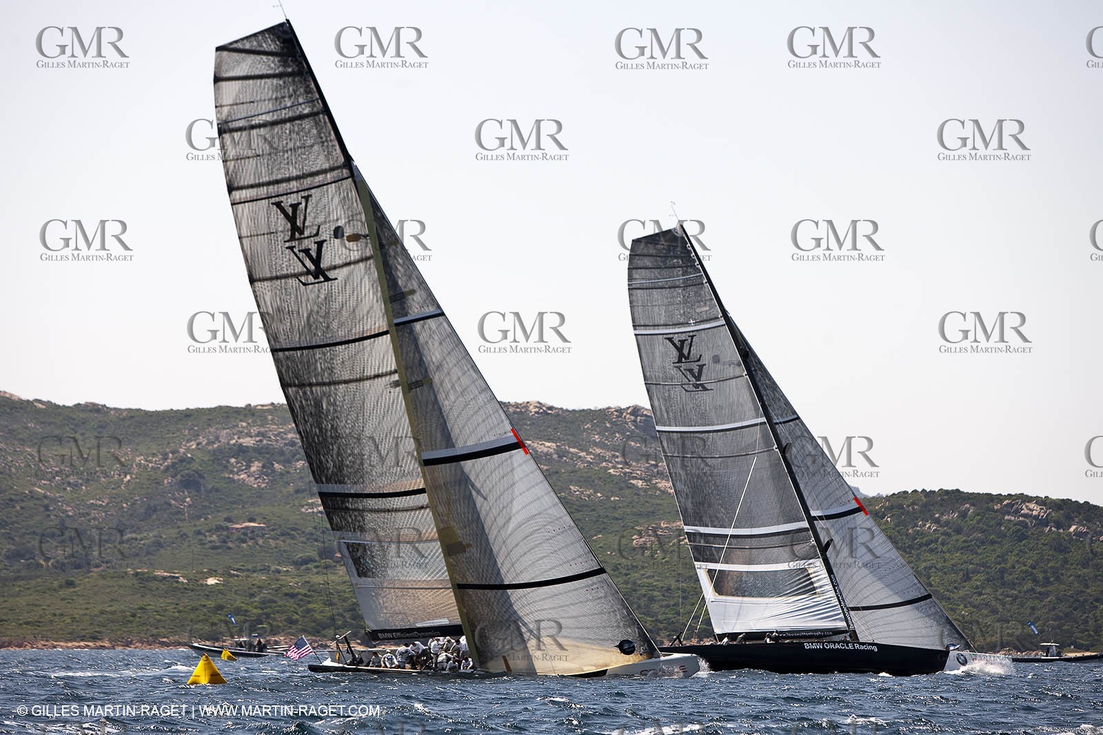 19 05 2010 - La Maddalena (ITA, Sardinia) Louis Vuitton Trophy - BMW ORACLE Racing - Training