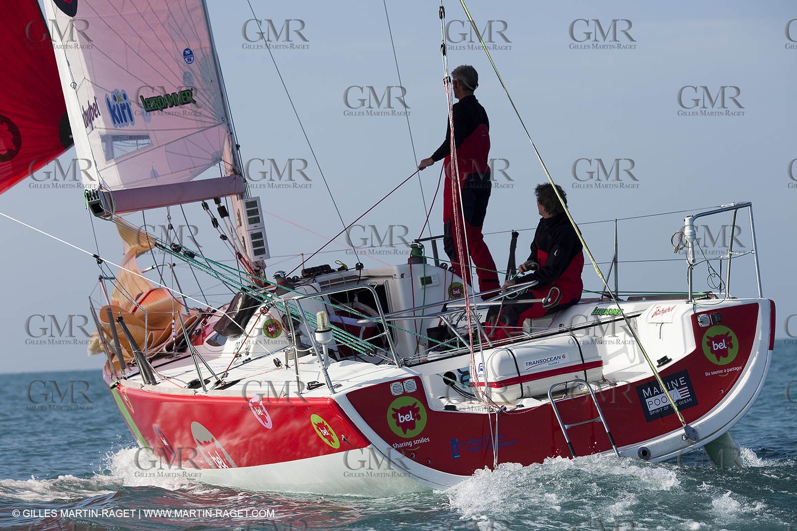 13 03 2010 - La Grande Motte   Port Camargue (FRA) - Groupe Bel - Entraînement Kito de Pavant   Sébastien Audigane en vue de la Transat AG2R 2010