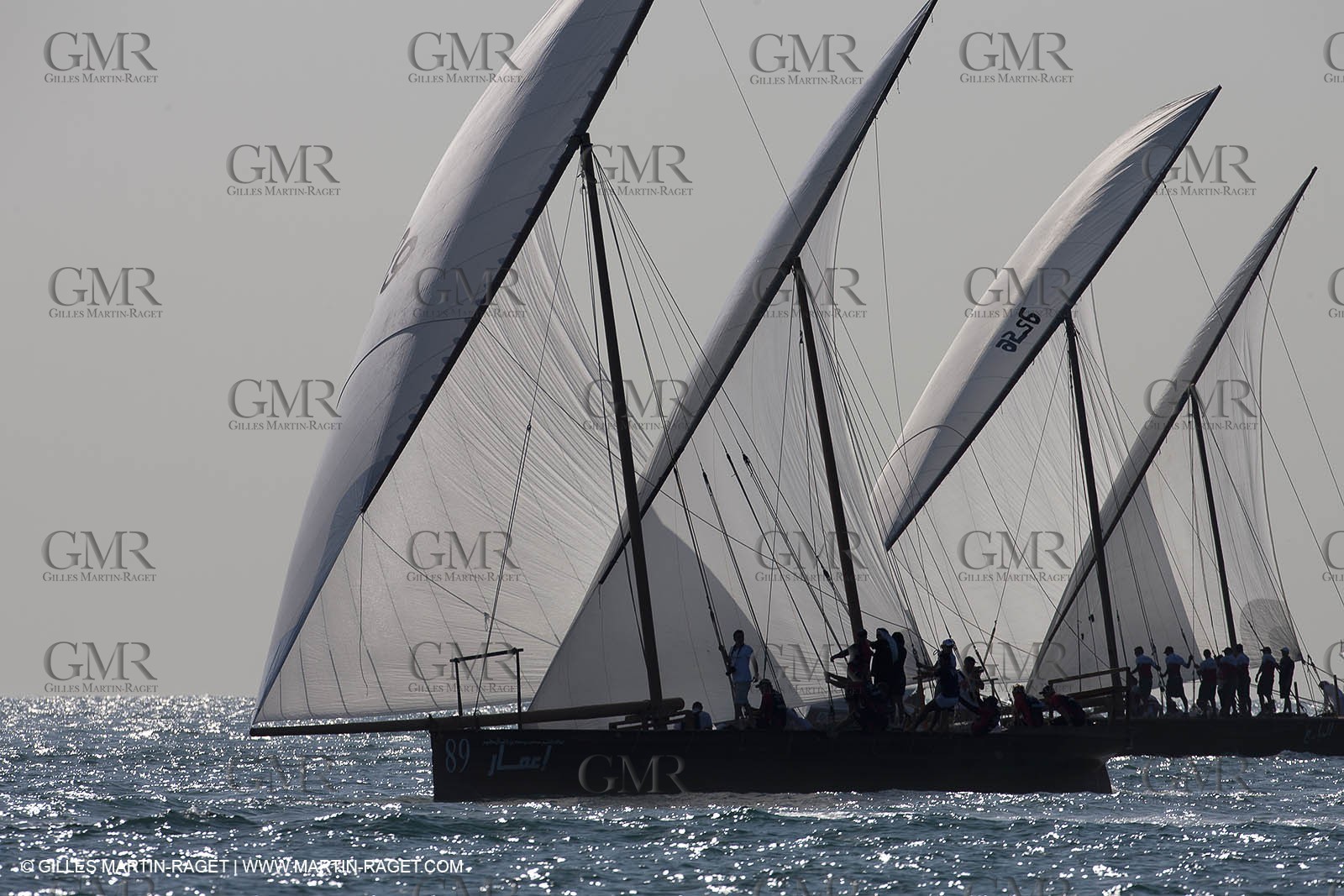 20 11 2010 - Dubai (UAE) - Dubai Louis Vuitton Trophy - Traditionnal dhow races for competing teams