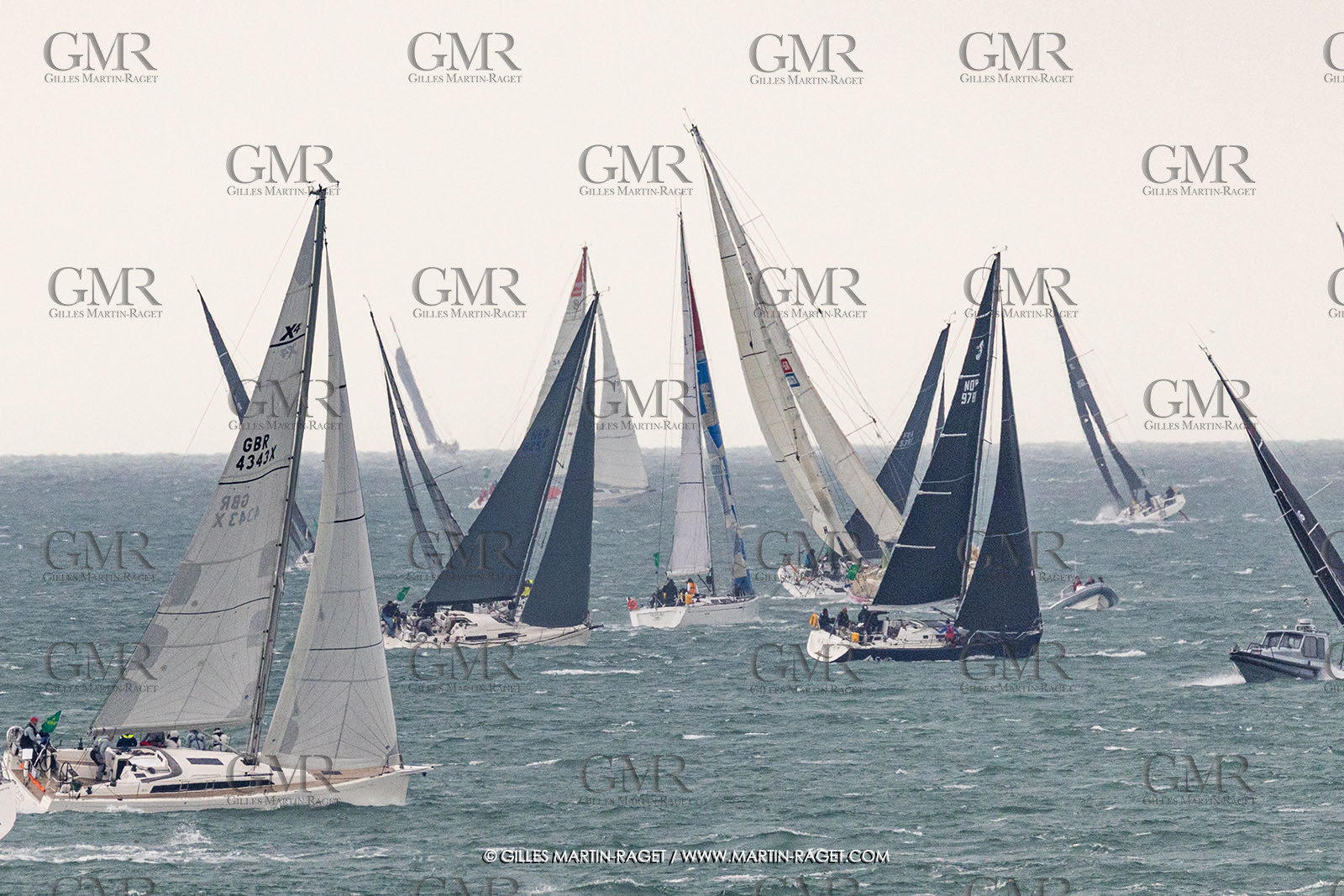 26 07 2025, Cowes (UK, IOW), Admiral's Cup 2025, Rolex Fastnet Race start,