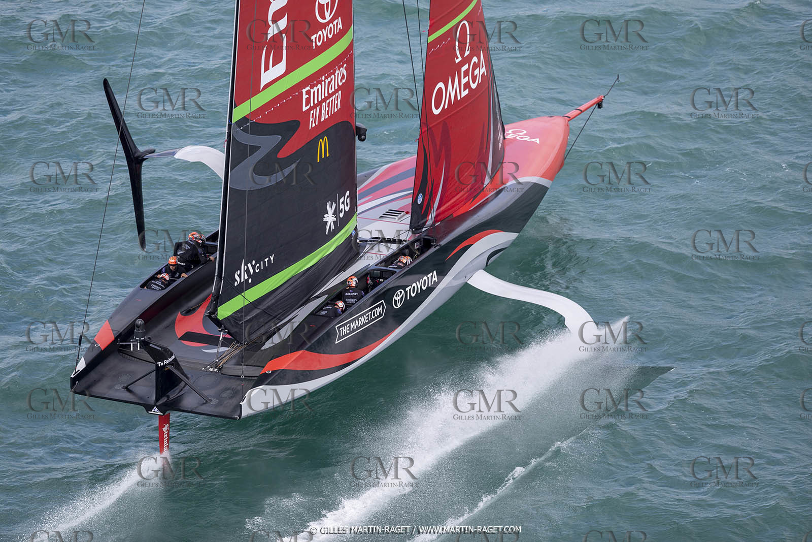 11 12 2020 - Auckland (NZL) - 36th America's Cup - Practice Sessions - Day 3 - Emirates Team New Zealand