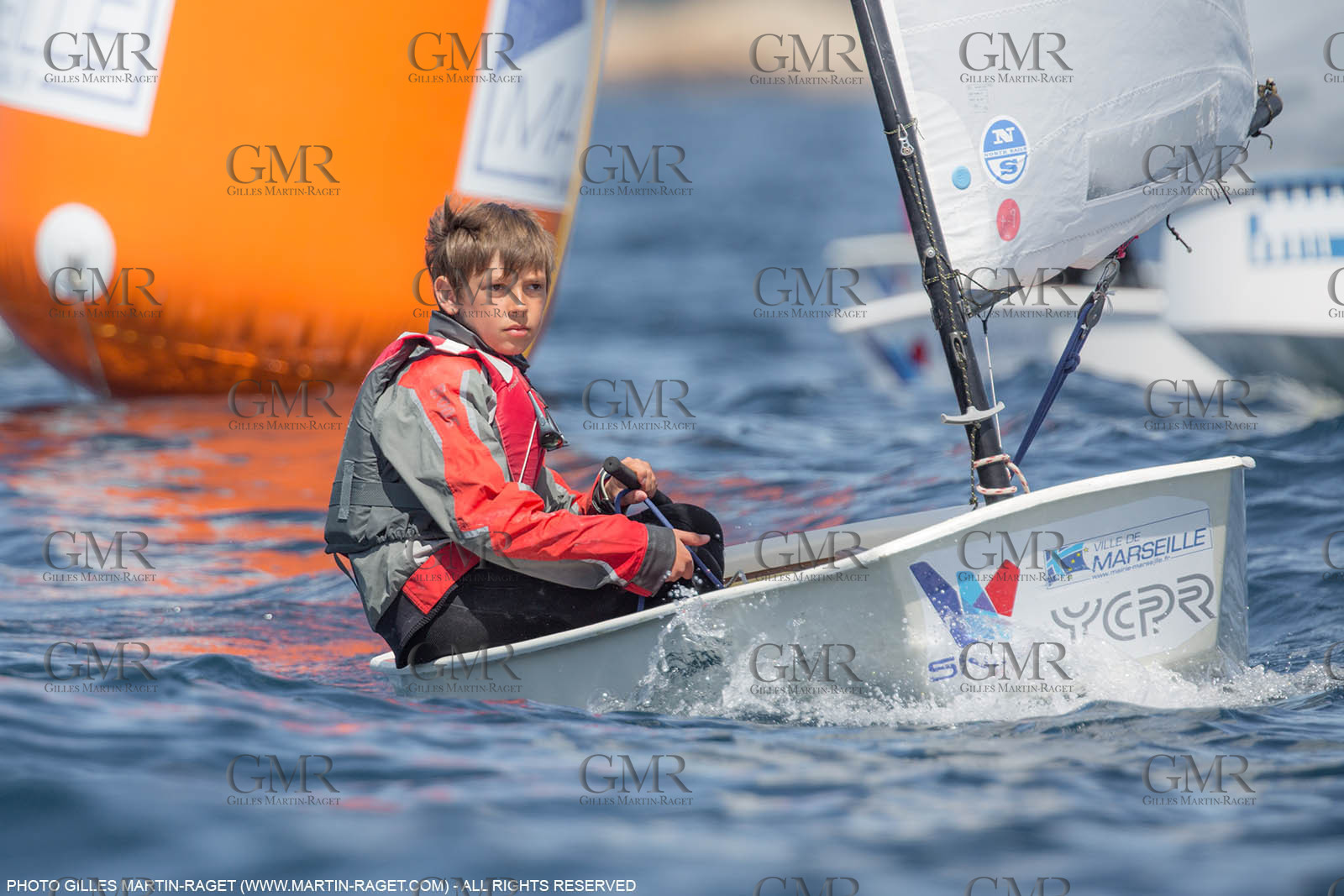 14 04 2016, Marseille (FRA,13), SNIM Dériveurs, Coupe Internationale de Printemps Optimist, Day 4