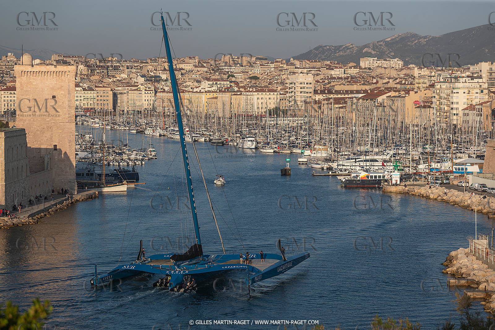17 05 2022, Marseille (FRA), Arrivée du trimaran Ultim SVR LAZARTIGUE à Marseille