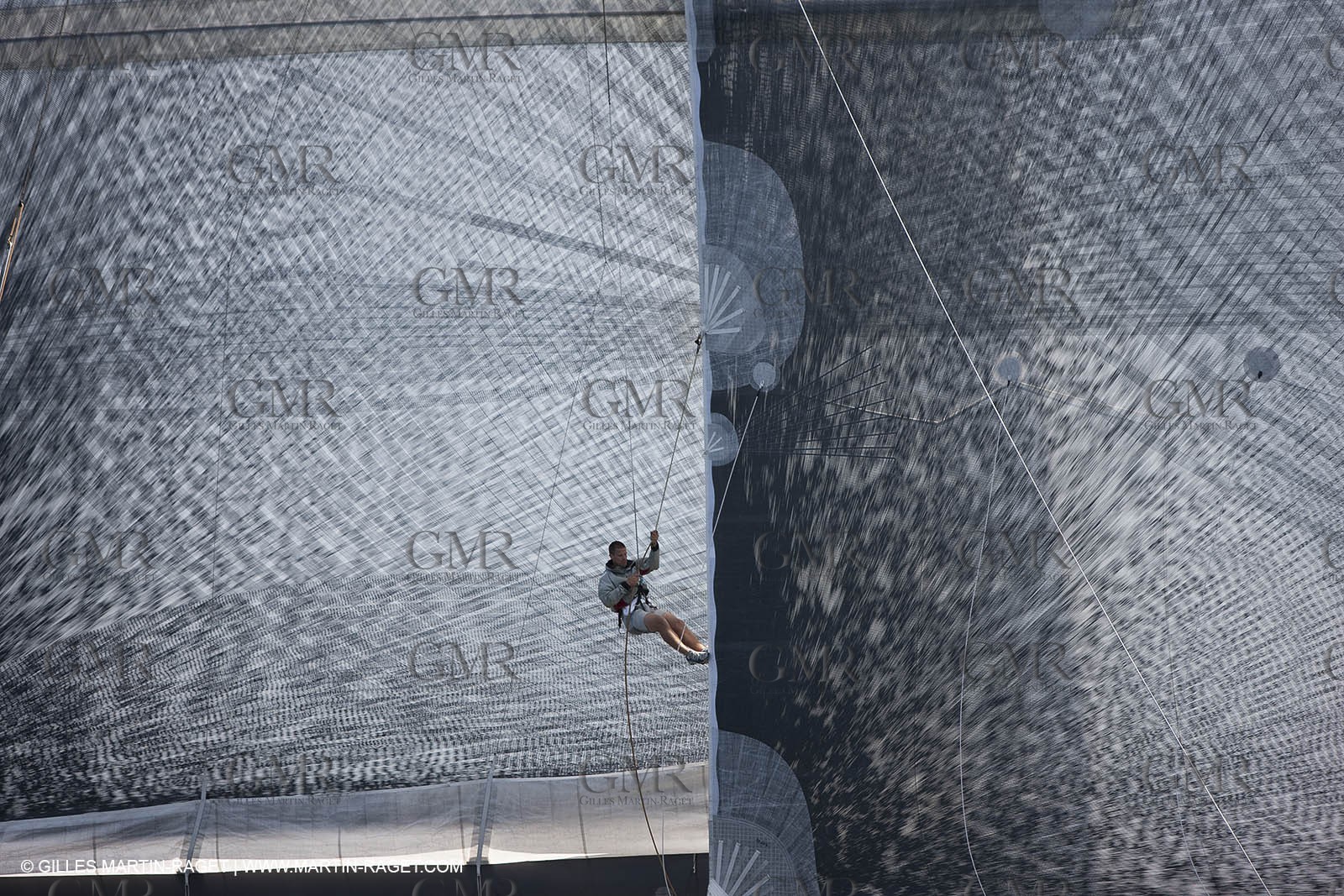 08 07 2009 - San Diego (USA,CA) -33rd America's Cup - BMW ORACLE Racing - First sea trials .of the newly modified BOR 90 trimaran