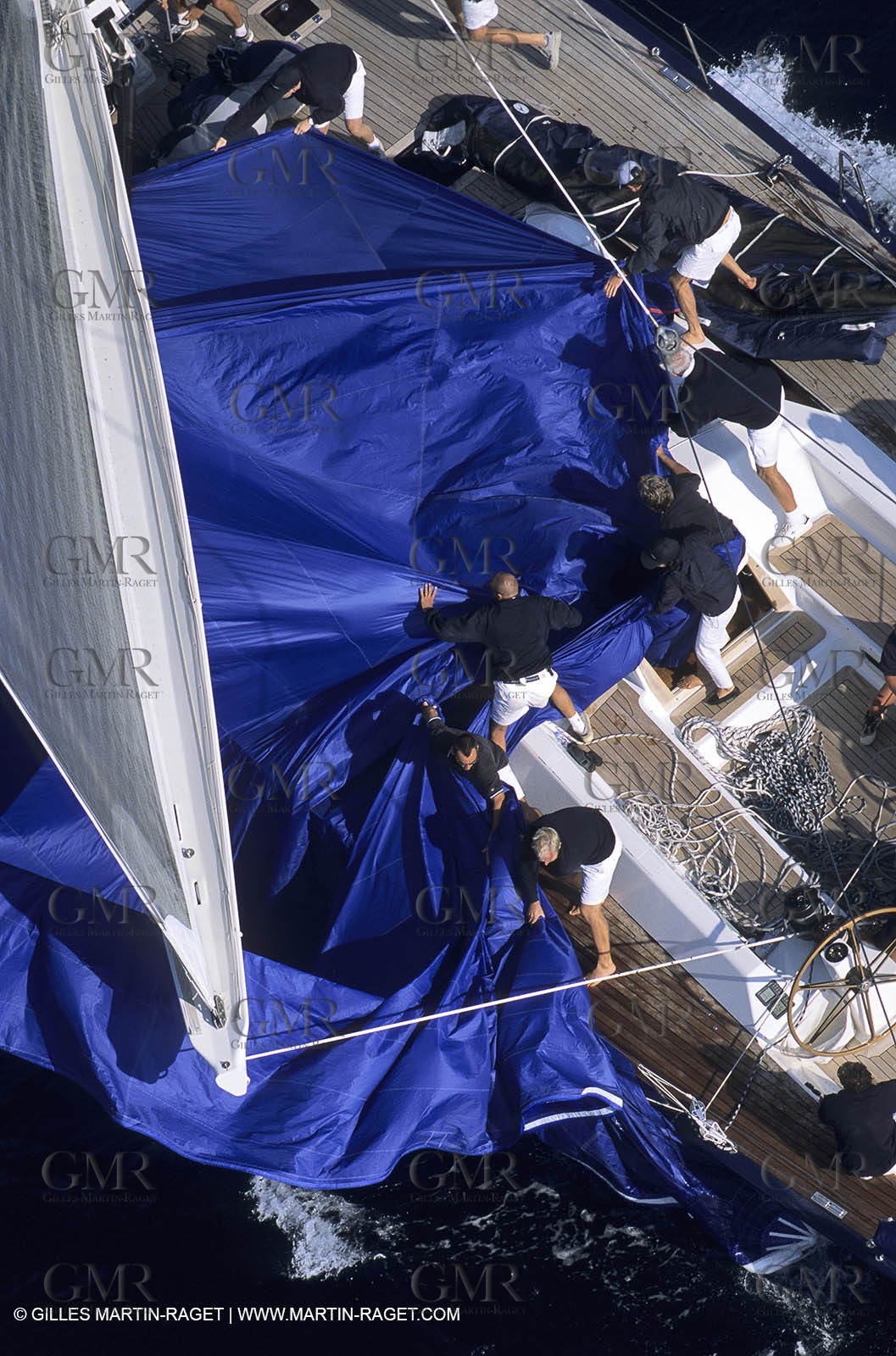 Wally Yacht - Affalage de spi