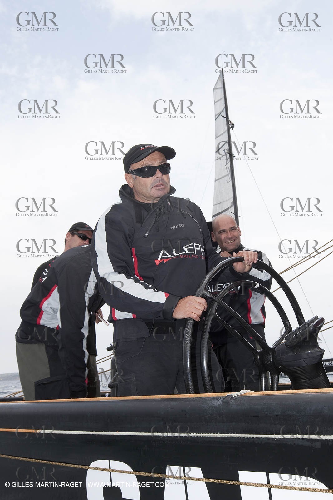 19 05 2010 - La Maddalena (ITA, Sardinia) Louis Vuitton Trophy -Aleph - Training - Bertrand Pacé