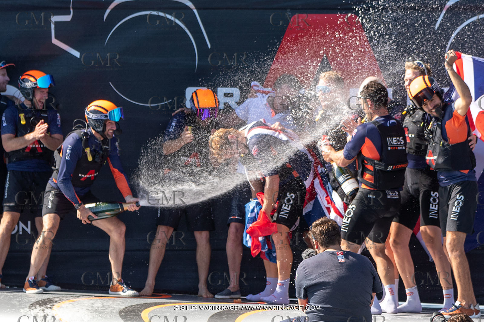 04 10 2024, Barcelona (ESP), 37th America's Cup, Louis Vuitton Cup Final, Race Day 7