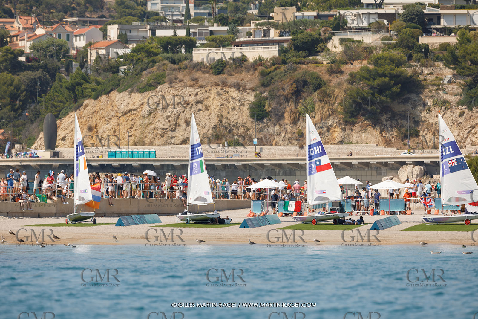 06 08 2024, Marseille (FRA), Paris 2024 Olympic Games, Sailing, Race Day 9