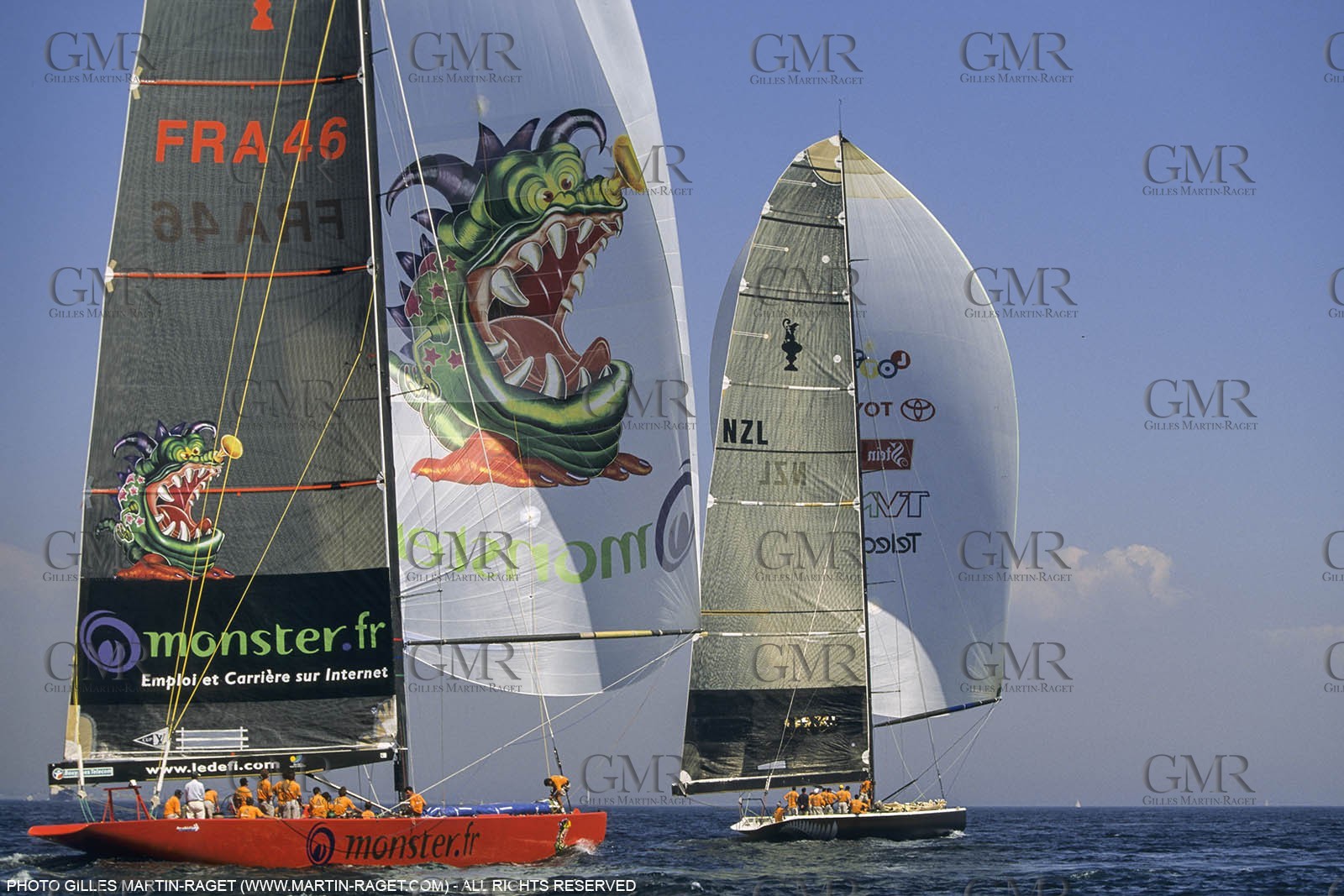 Courses à la voile, Coupe de l'America 2000, America's Cup 2000, Auckland (NZL), Le Défi, 6ème Sens