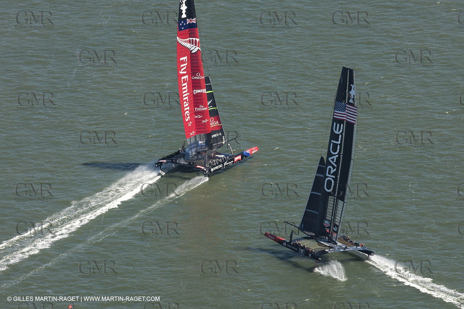 07 09 2013 - San Francisco (USA,CA) - 34th America's Cup - Final Match - Race Day 1