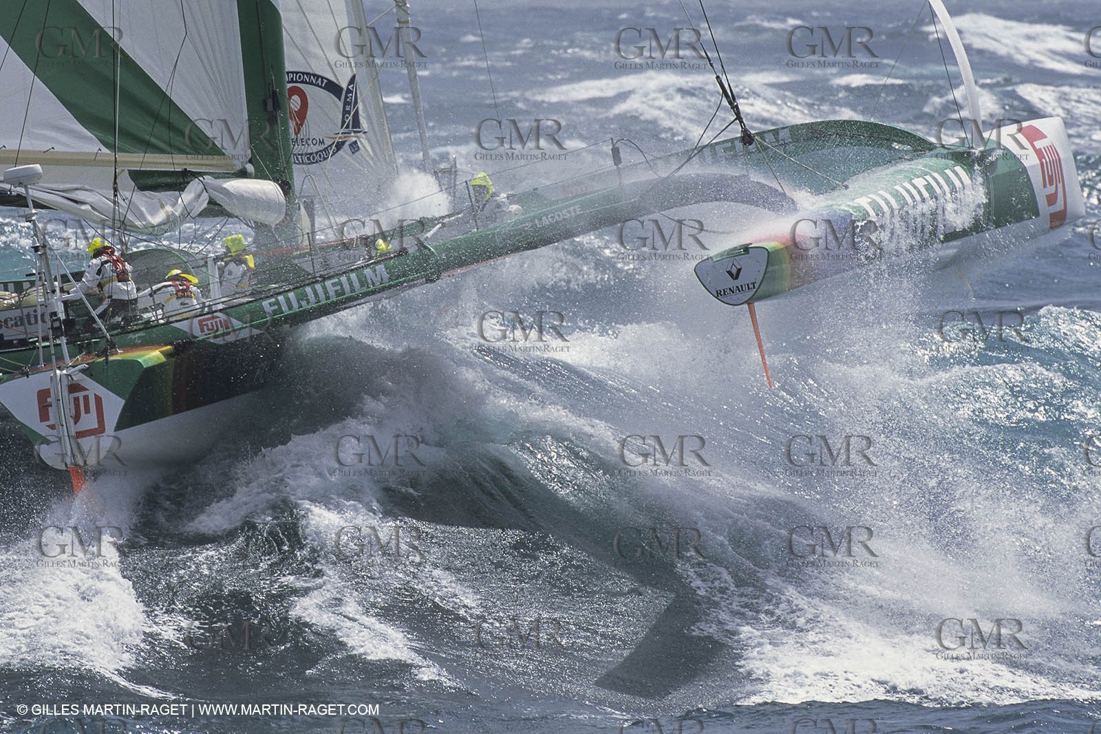 Yacht Racing, Multihull, ORMA 60, Loick Peyron, Fujicolor