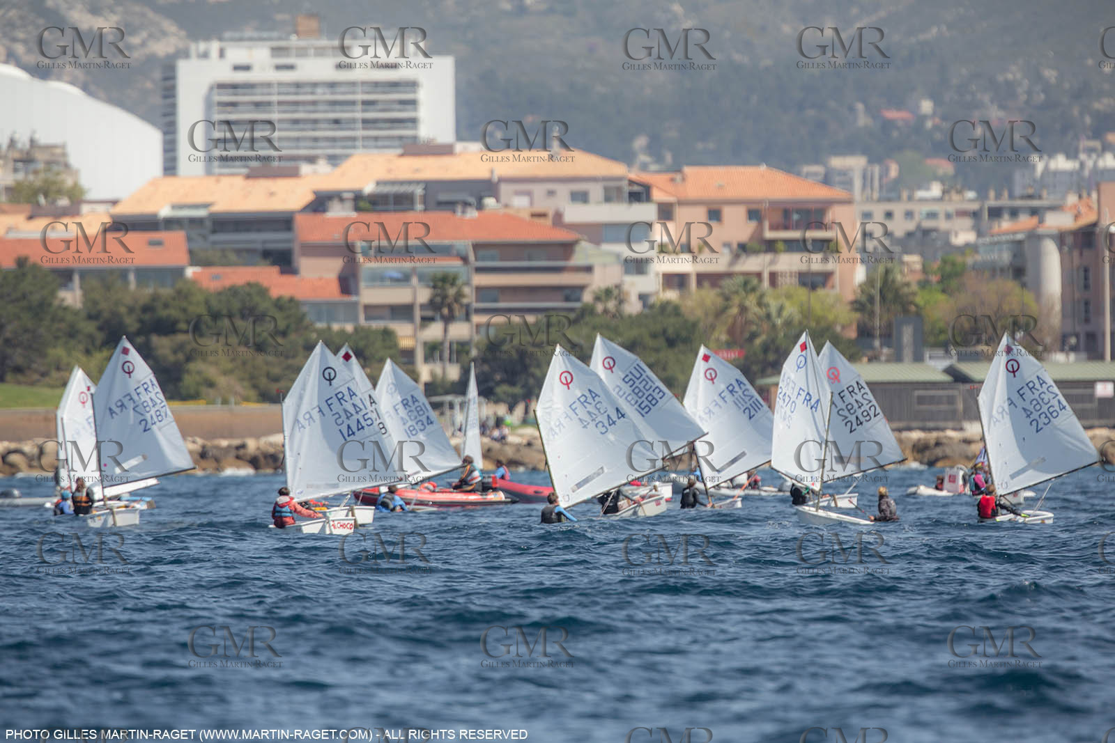 14 04 2016, Marseille (FRA,13), SNIM Dériveurs, Coupe Internationale de Printemps Optimist, Day 4