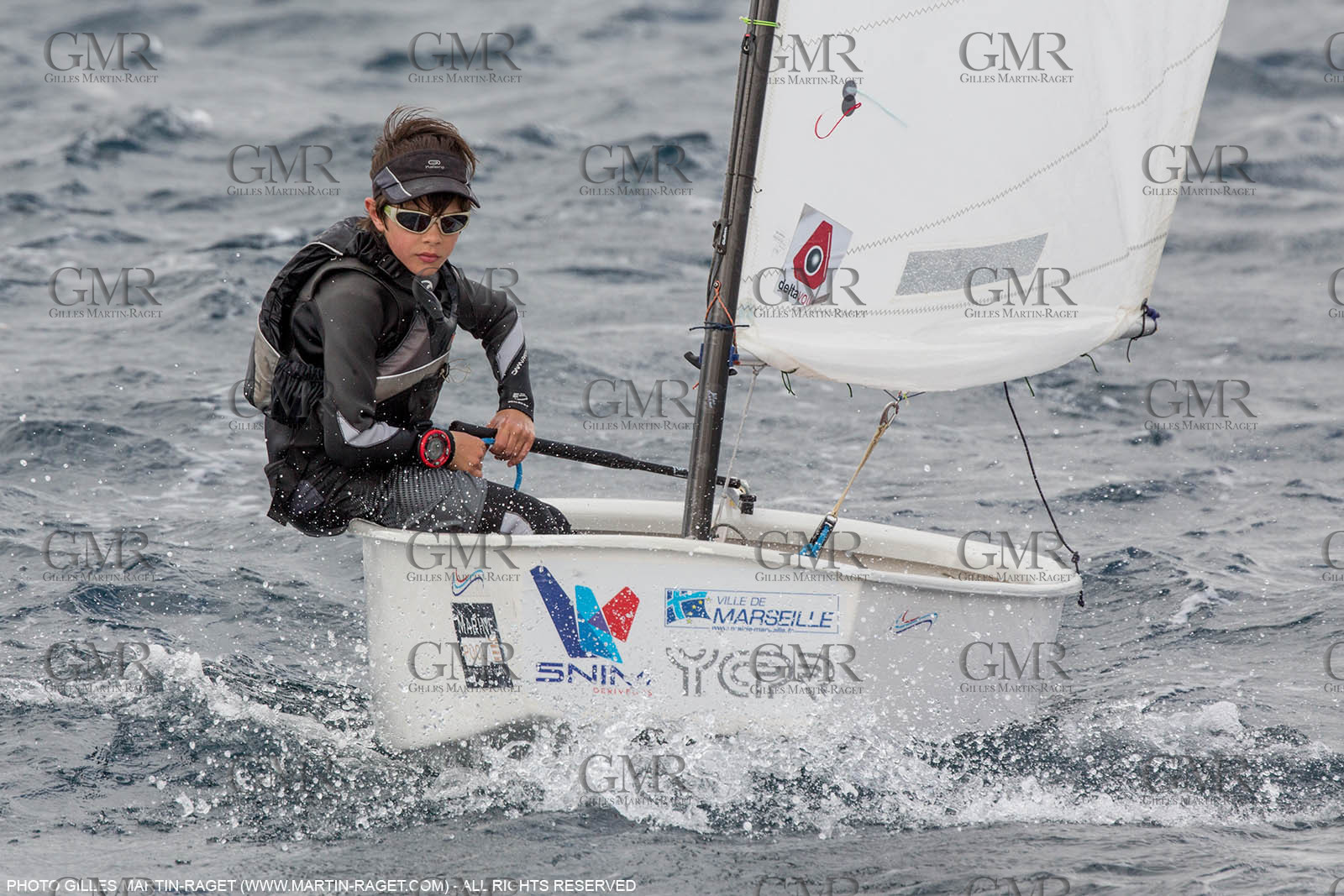15 04 2016, Marseille (FRA,13), SNIM Dériveurs, Coupe Internationale de Printemps Optimist, Final Day