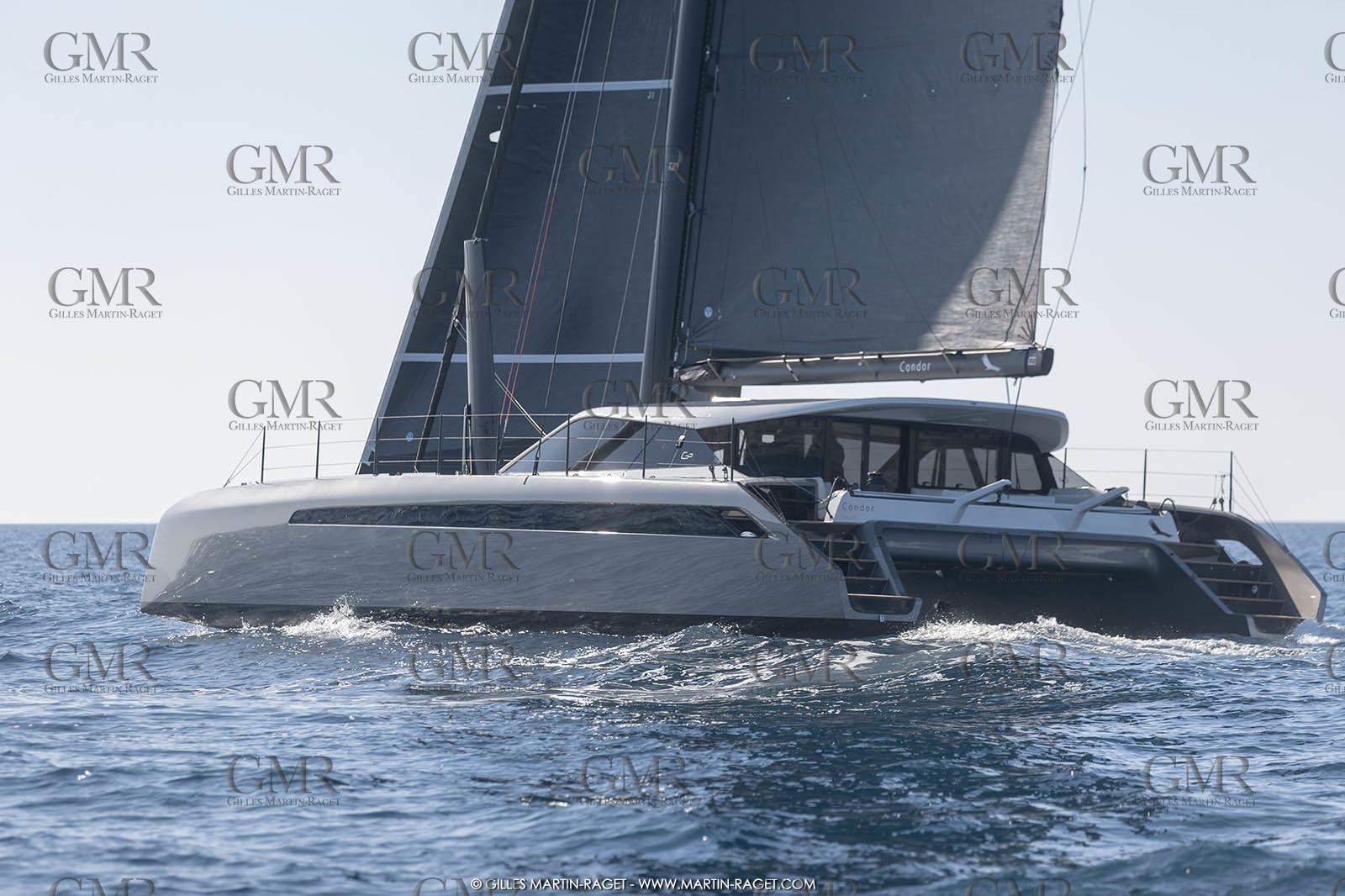 16 02 2019, Porquerolles (FRA,83), Gunboat 68 sail testing  3