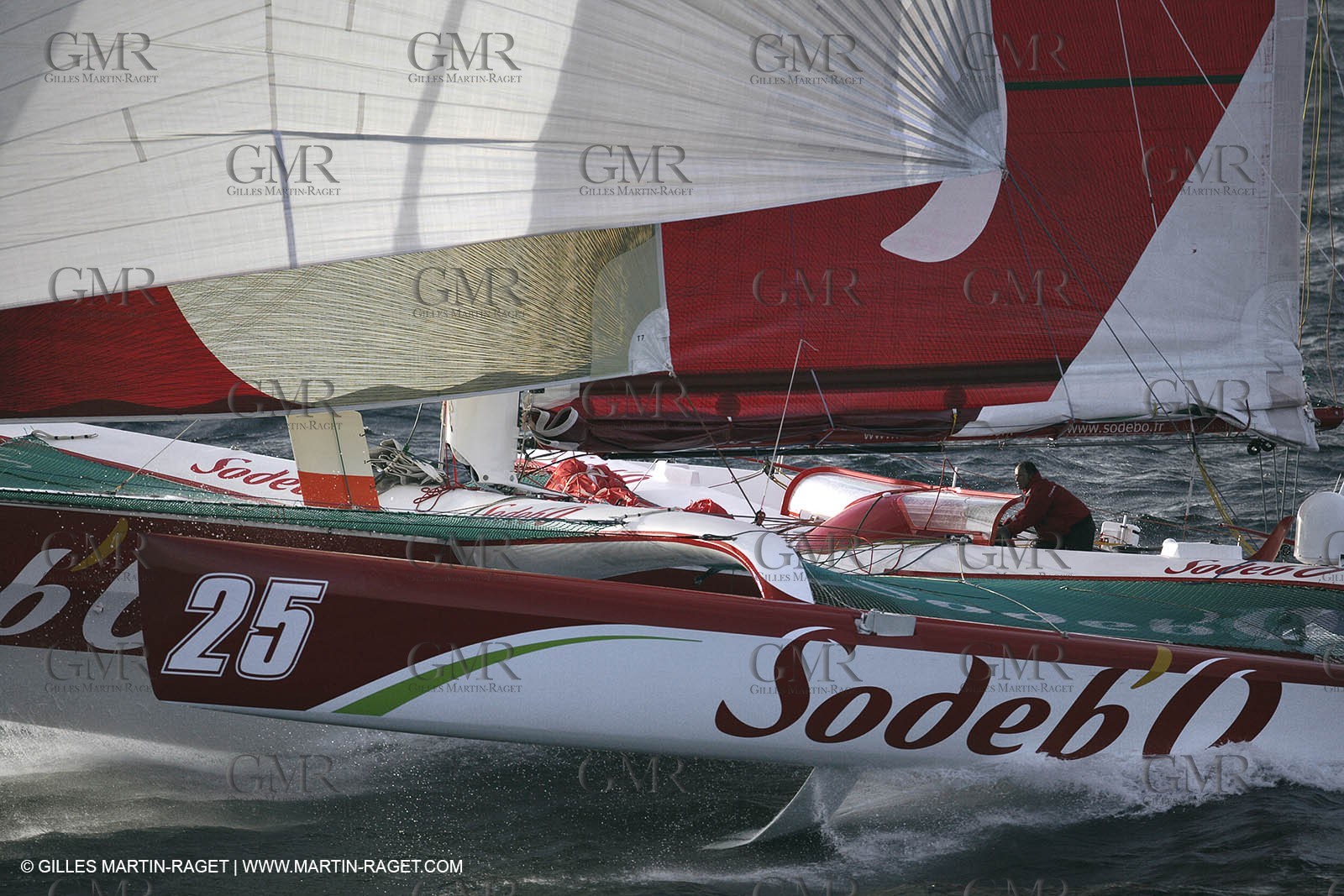 11 10 2008  -Lorient (FRA)  -  Multis Orma - Sodebo (Thomas Coville) - Route du Rhum 2006 training
