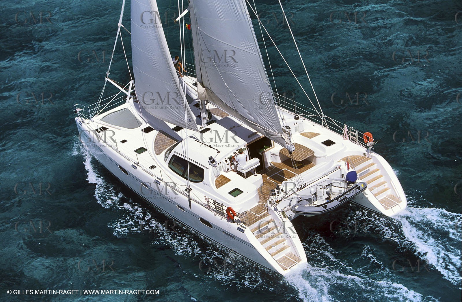 Cruising multihull sailing