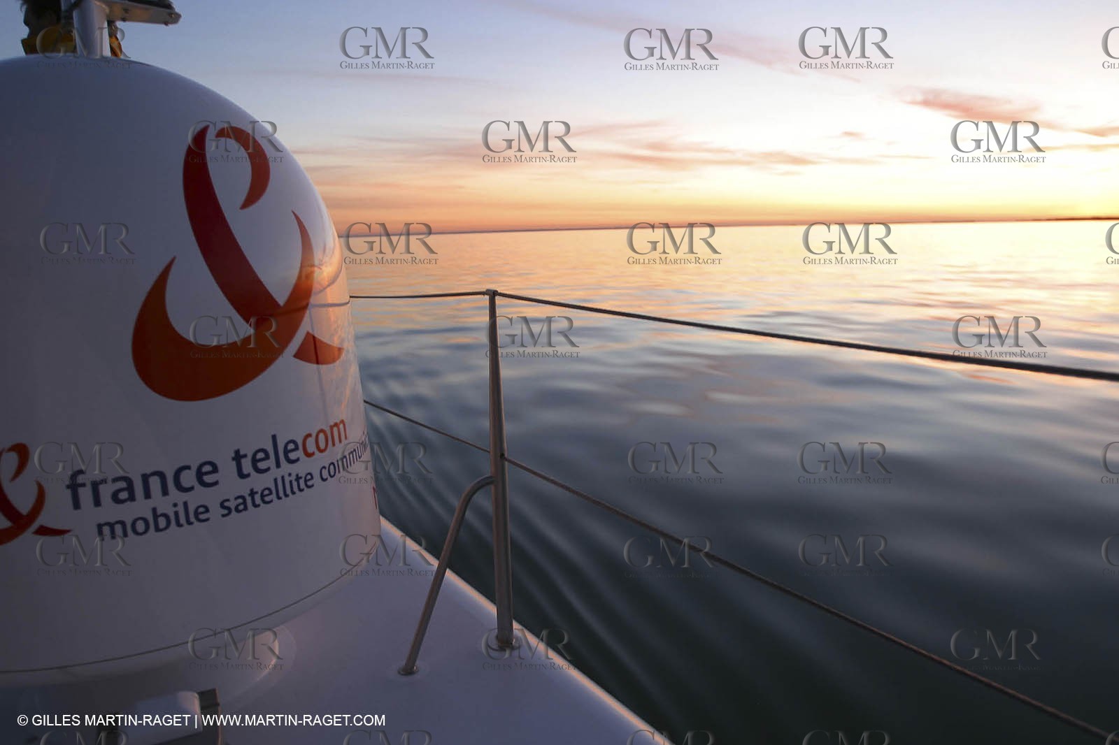 Lorient -Orange II - First sea trials - onboard - at night
