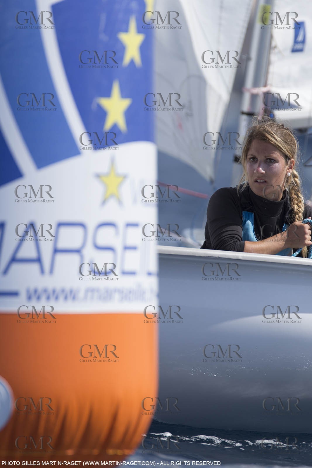 10 04 2015, Marseille (FRA), Yachting Club de la Pointe Rouge - Coupe Internationale de Printemps des 470, Day 3