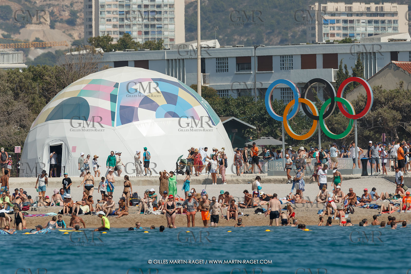 06 08 2024, Marseille (FRA), Paris 2024 Olympic Games, Sailing, Race Day 9