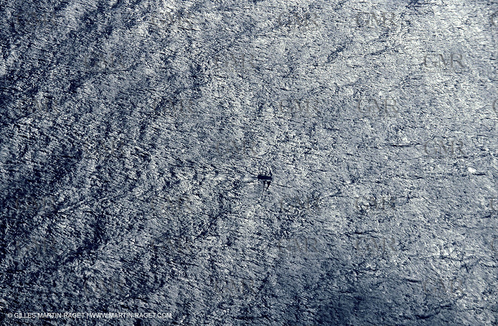 Crusing monohull sailing