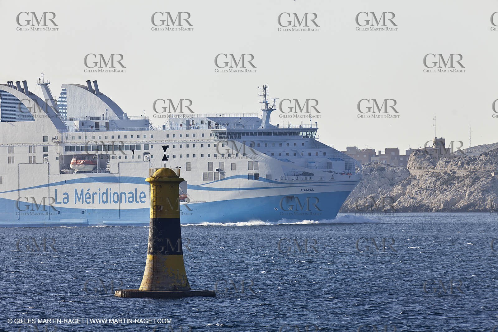 14 01 2012 - Marseille (FRA,13) - La Meridionale shipping company - the Piana off Marseille and the Calanques