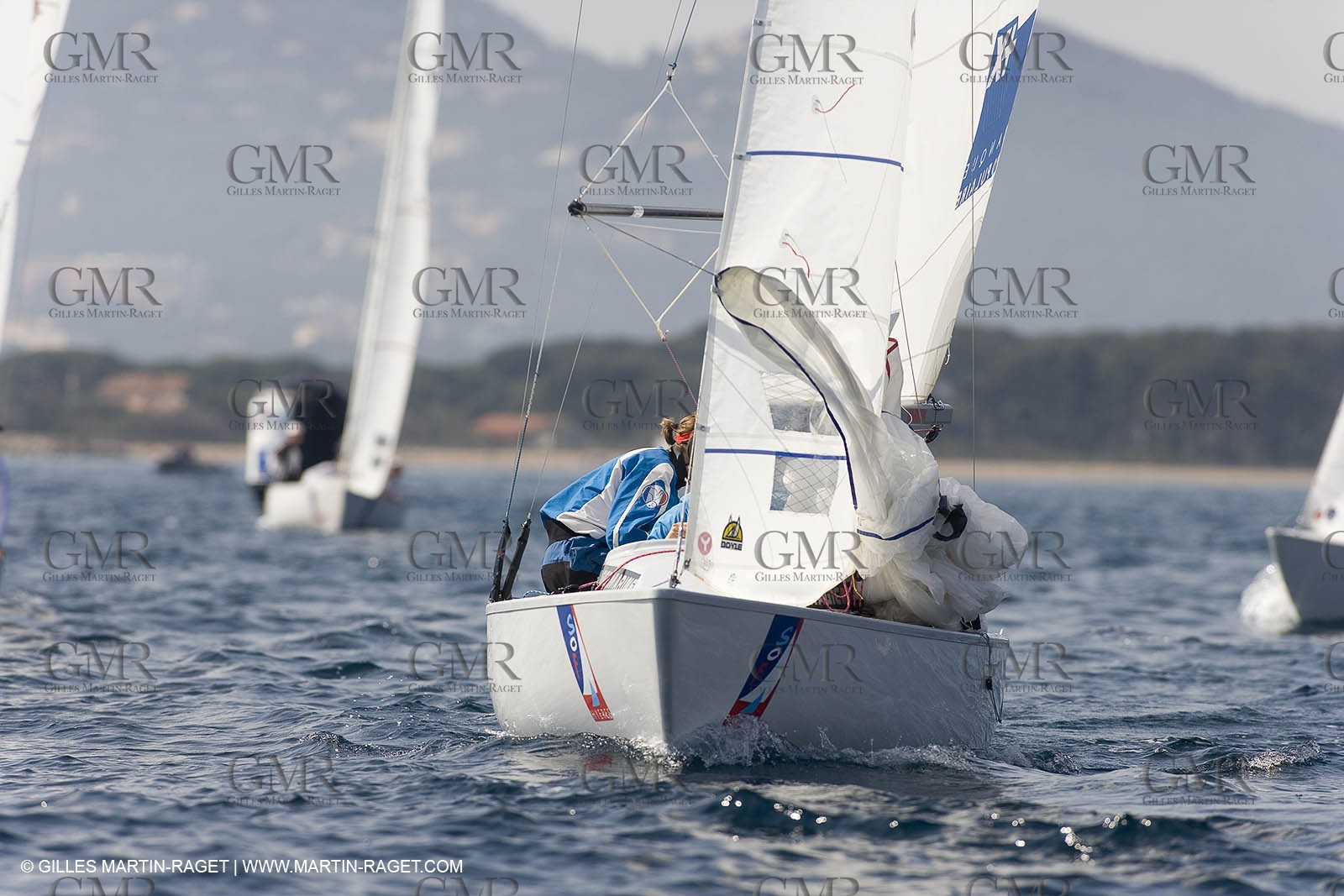 25 04 2007 - 2007 Semaine Olympique Française - Hyères (South of France) - Day 4 - Team France - Yingling - Leberre-Gerecht-Ponsar