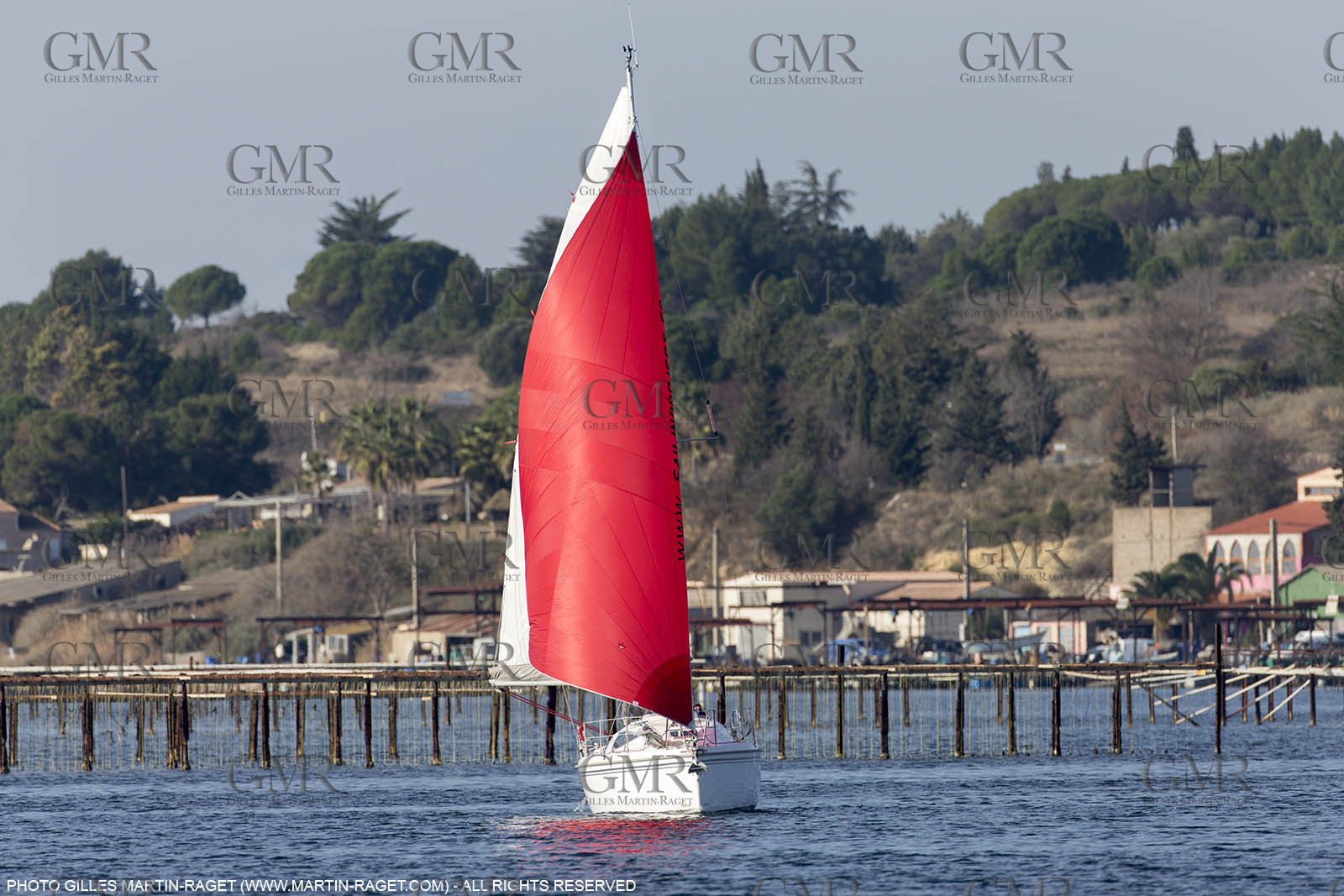 28 01 2016, Sète (FRA,34), Cruising on Thau Basin, Bouzigue