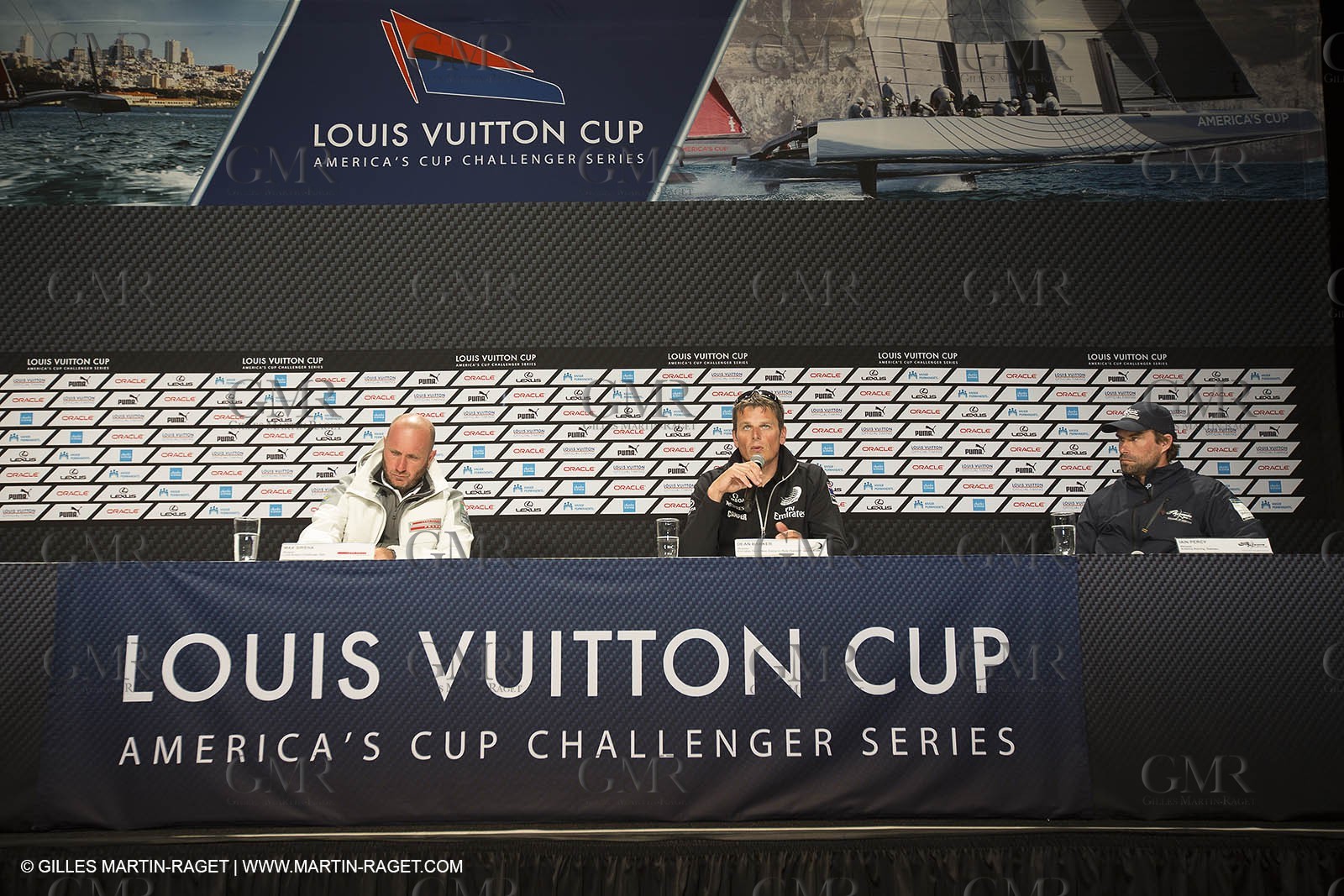 28 07 2013 - San Francisco (USA,CA) - 34th America's Cup - Louis Vuitton Cup - Race Day 13 - End of Round Robin press conference