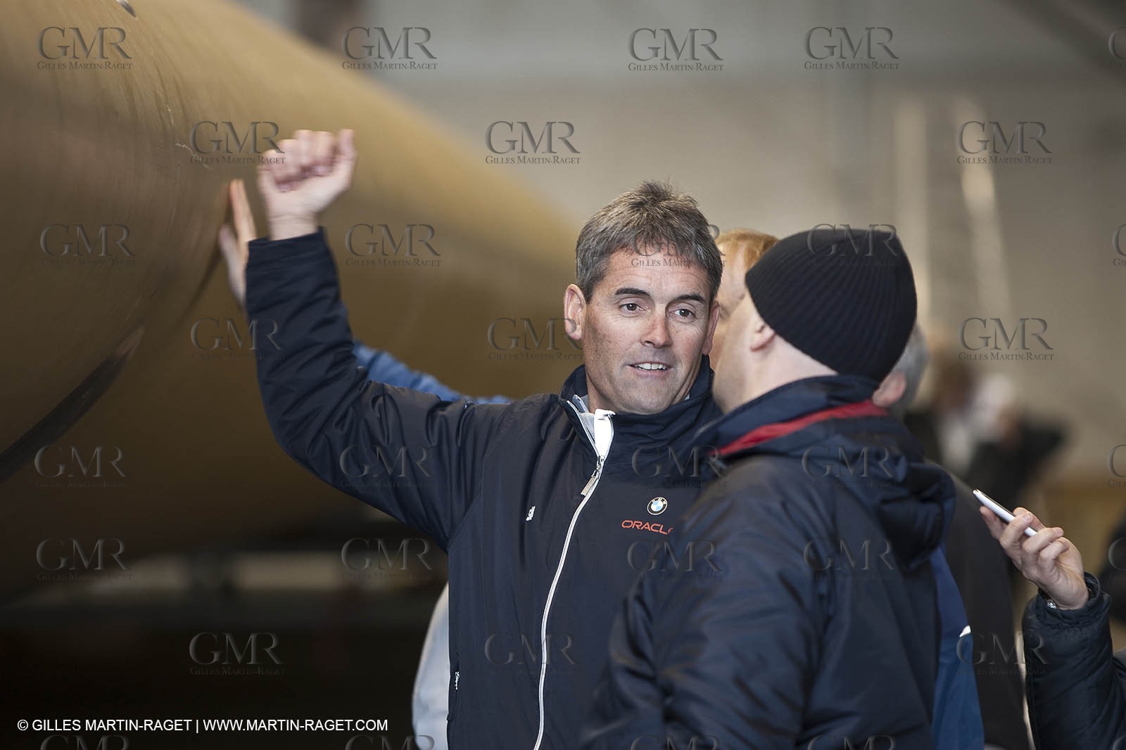 19 01 2010 - Valencia (ESP) - 33rd America's Cup - BMW ORACLE Racing - Valencia Training - Sail 3 - International press visit base