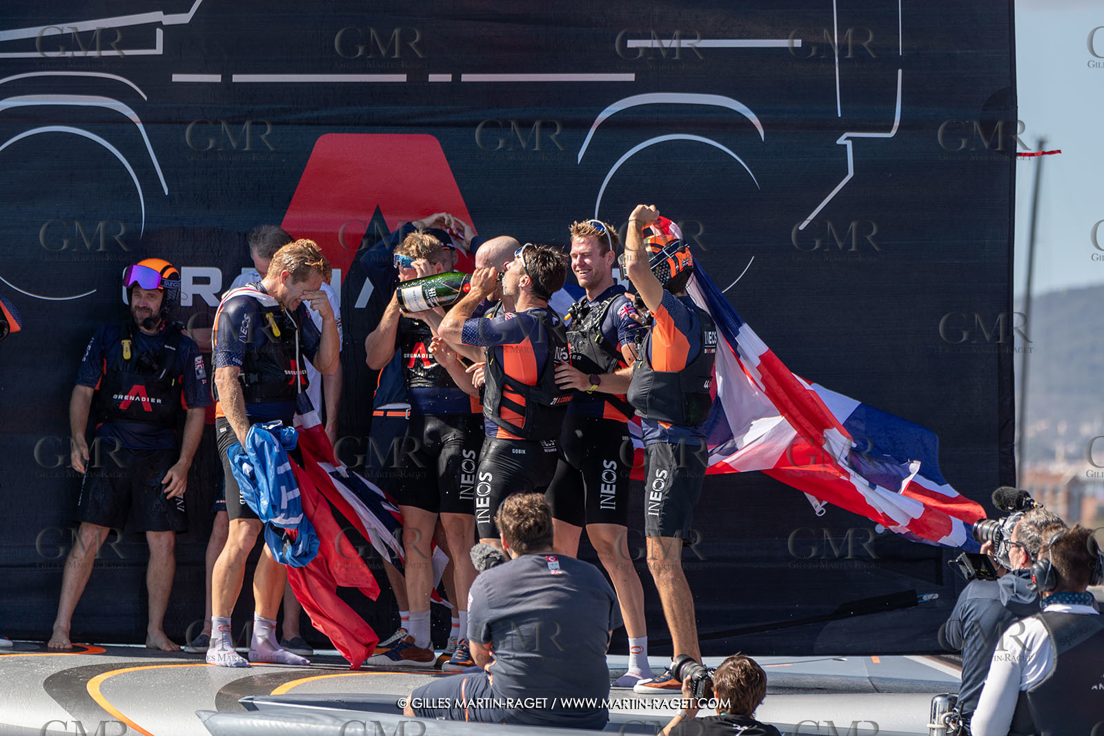 04 10 2024, Barcelona (ESP), 37th America's Cup, Louis Vuitton Cup Final, Race Day 7