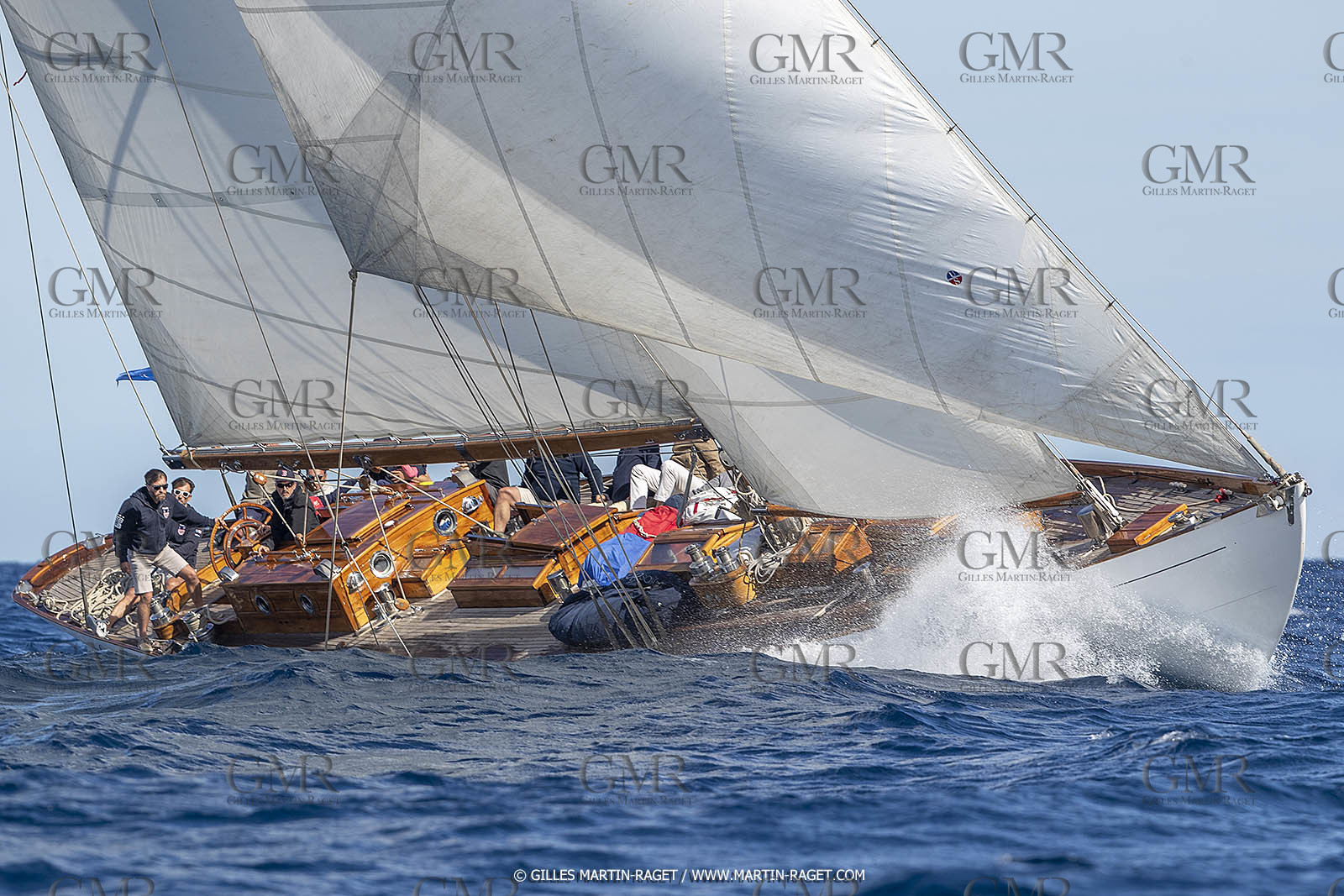 25 09 2022, Saint-Tropez (FRA, 83), Les Voiles de Saint-Tropez 2022, Arrivée des bateaux et de la Coupe d'Automne du Yacht Club de France