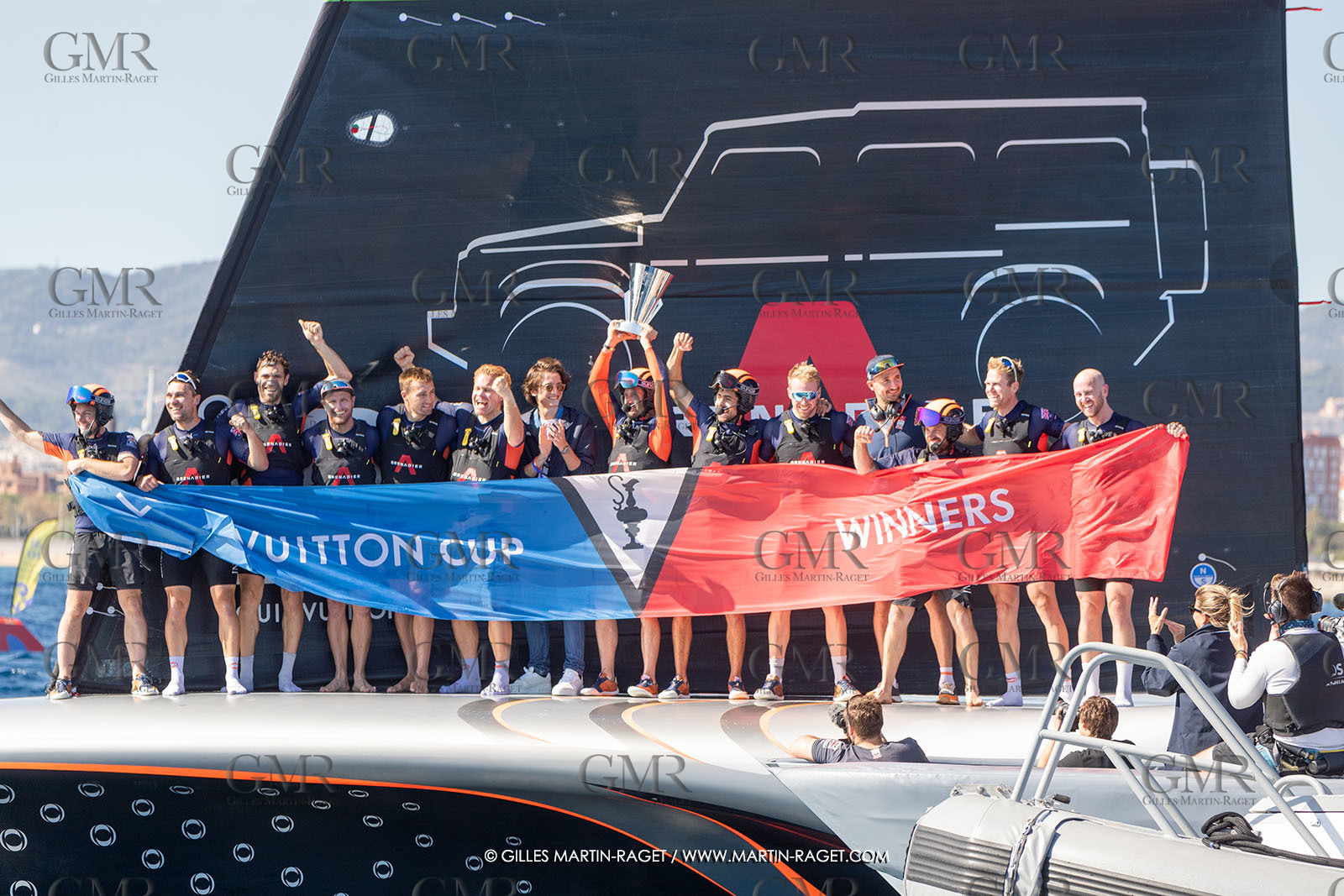 04 10 2024, Barcelona (ESP), 37th America's Cup, Louis Vuitton Cup Final, Race Day 7