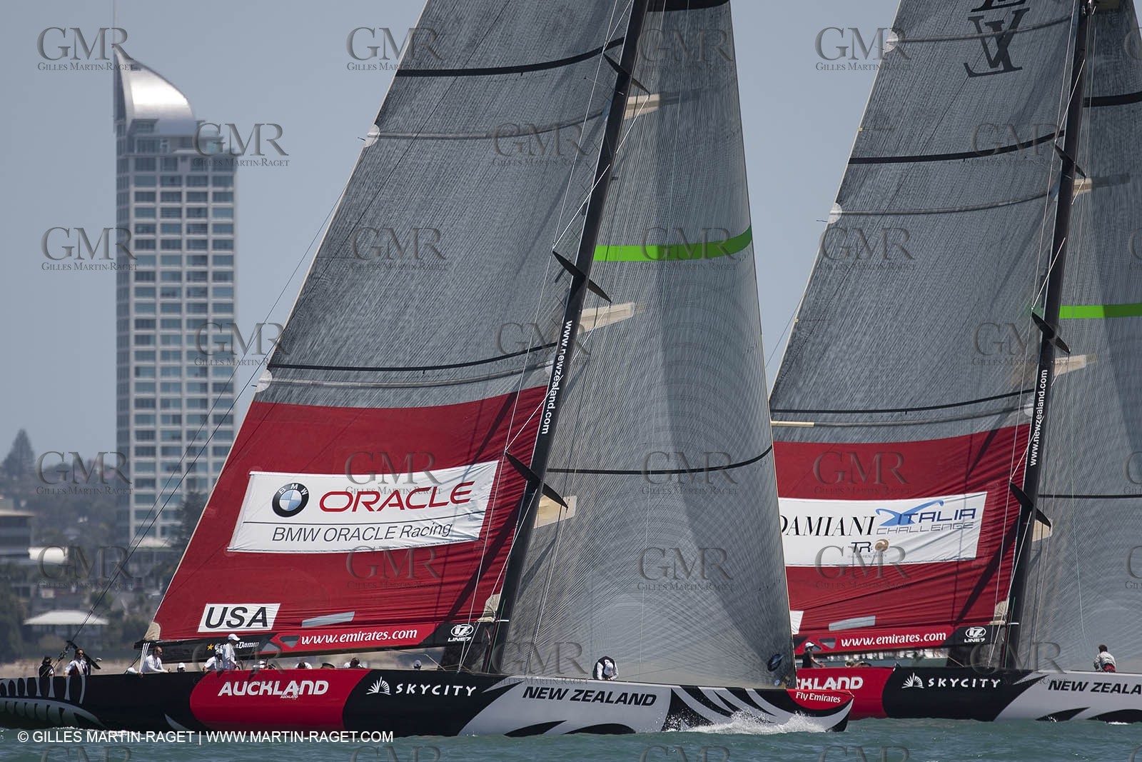 07 02 2009 - Auckland (NZL) -  Louis Vuitton Pacific Series -  Racing Day 7 - Round Robin 2