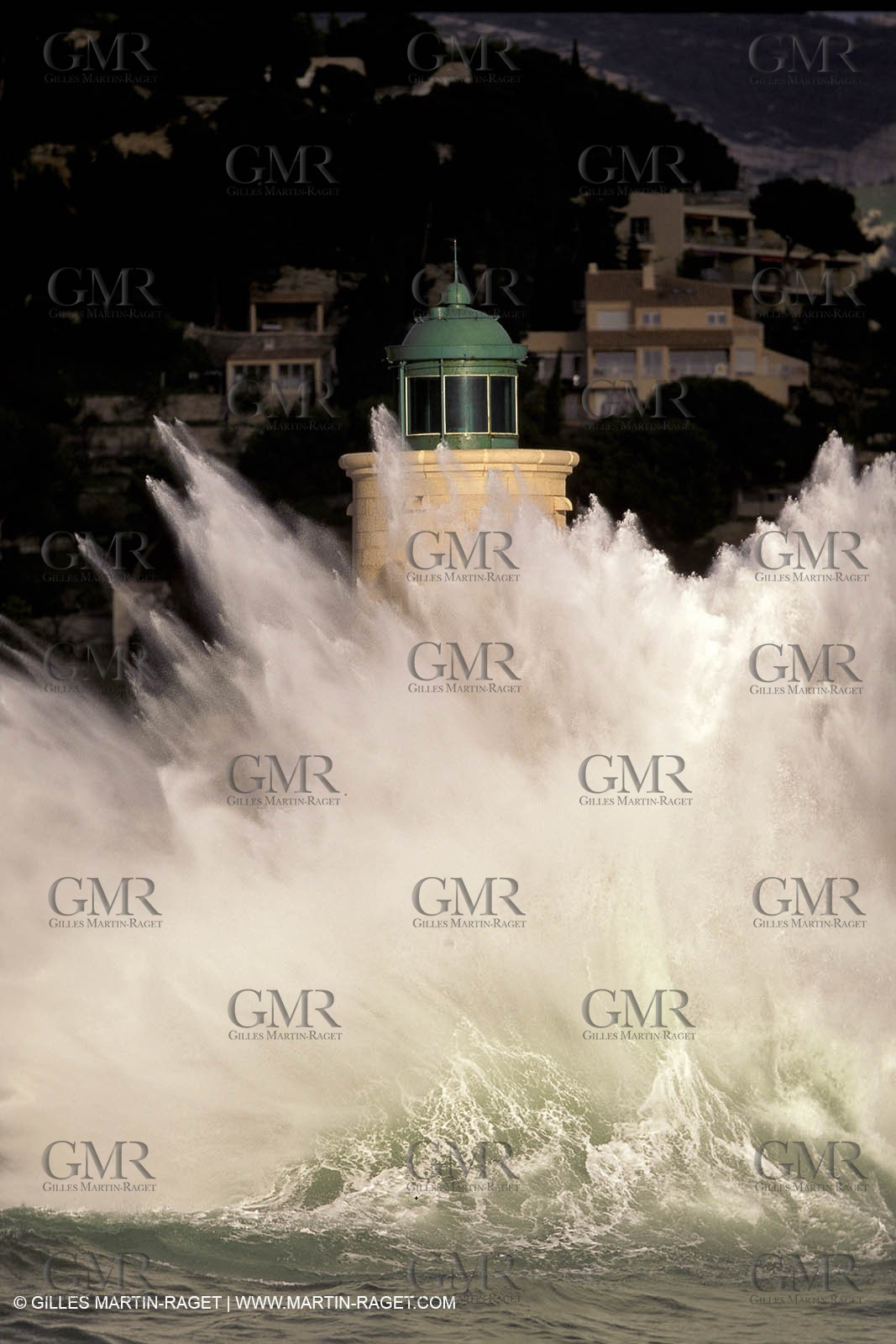 Storm on Cassis Lighthouse