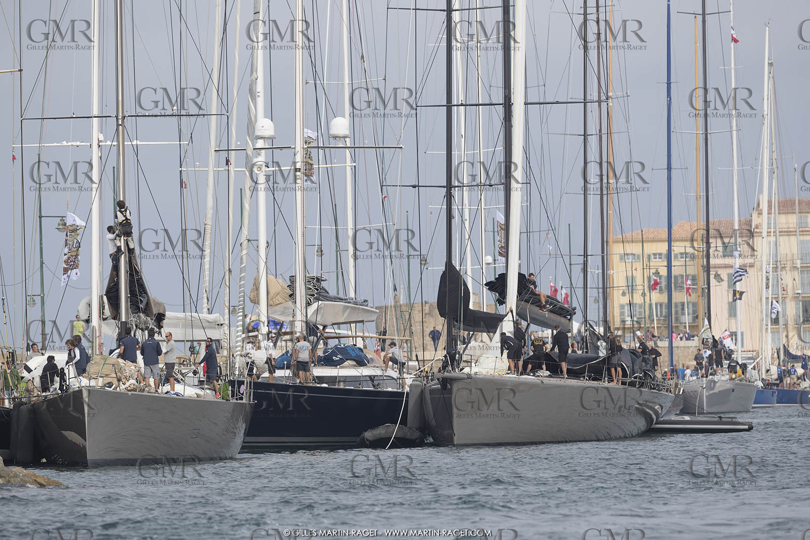 01 10 2017, Saint-Tropez (FRA,83), Les Voiles de Saint-Tropez 2017, Entrainements libres et arrivée de la Coupe du Yacht Club de France