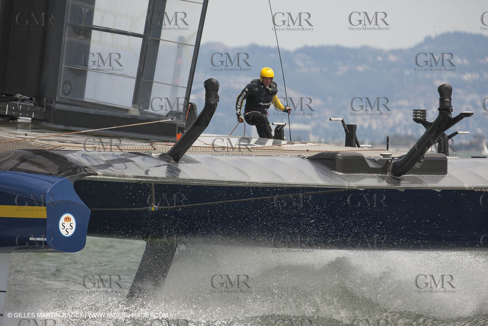 10 08 2013 - San Francisco (USA,CA) - 34th America's Cup - Louis Vuitton Cup - Semi-finals - Luna Rossa vs Artemis Racing - Race 4